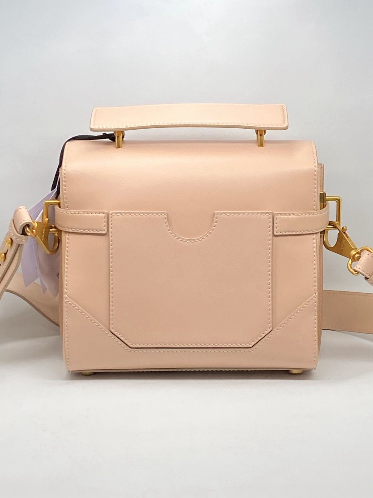 Balmain Balmain BBuzz 23 Top-Handle Bag in Leather Size ONE SIZE - 6 Thumbnail