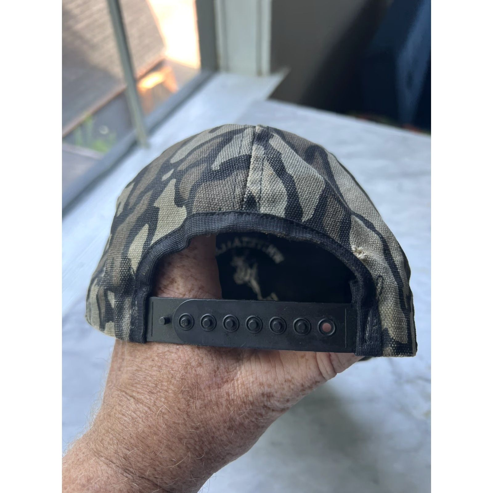 Vintage Vtg Whitetails Unlimited Cap Hat Baseball Camouflage Buck Deer Hunting Adjustable Unisex Adults Cotton Polyester Canvas Realtree Distressed Size ONE SIZE - 4 Thumbnail