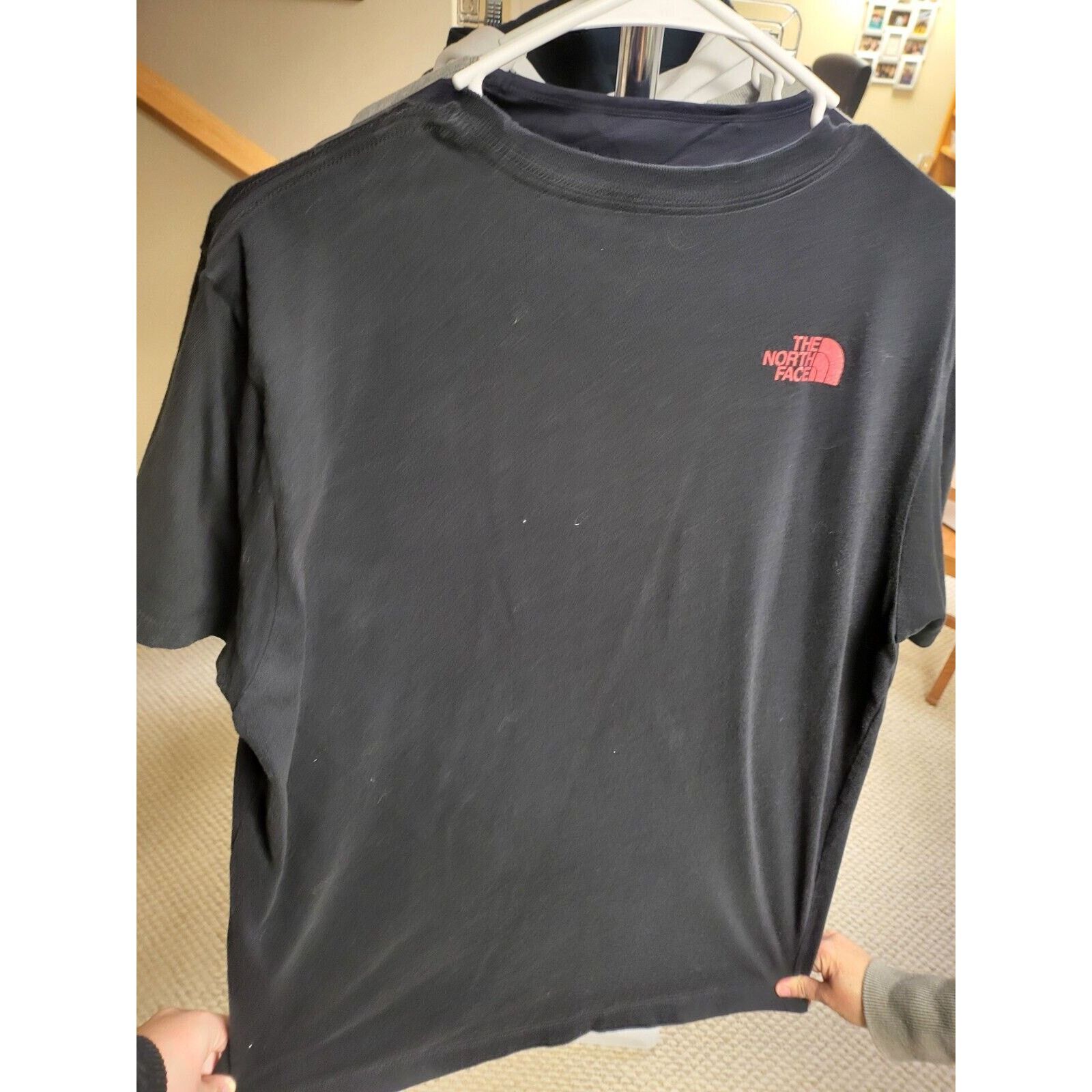 The North Face North Face Distressed Black Short Sleeve T-Shirt Men's Size US L / EU 52-54 / 3 - 3 Thumbnail