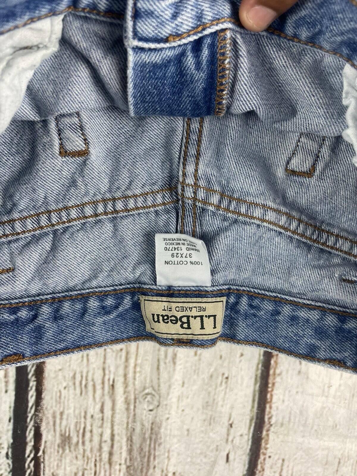 L.L. Bean L.L. Bean Jeans Relaxed Fit Men's Size 37x29 Blue Denim 90s Size US 37 - 5 Thumbnail