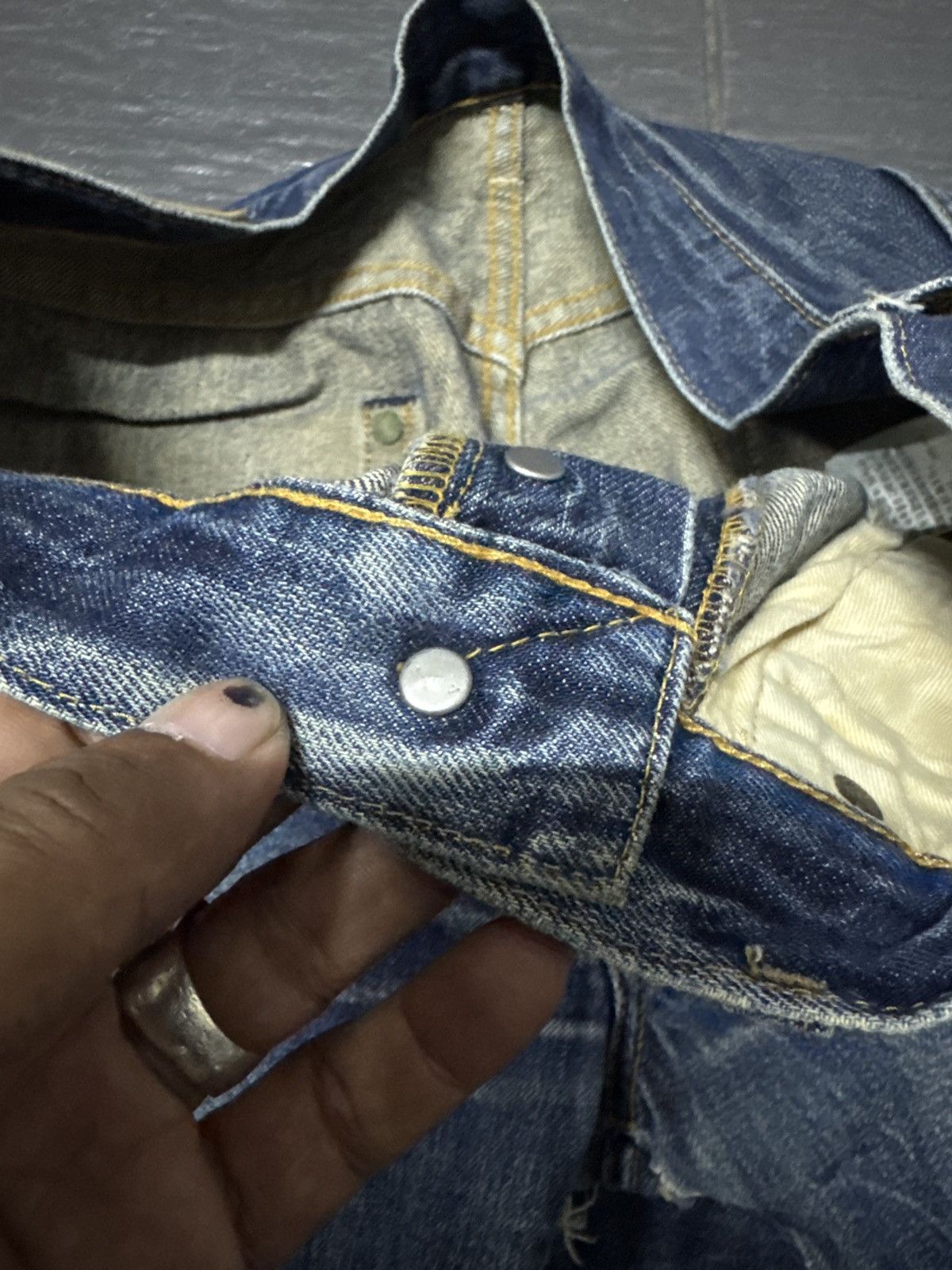 Levi's Vintage Clothing Levis 50XX Big E Jeans Size US 32 / EU 48 - 7 Thumbnail