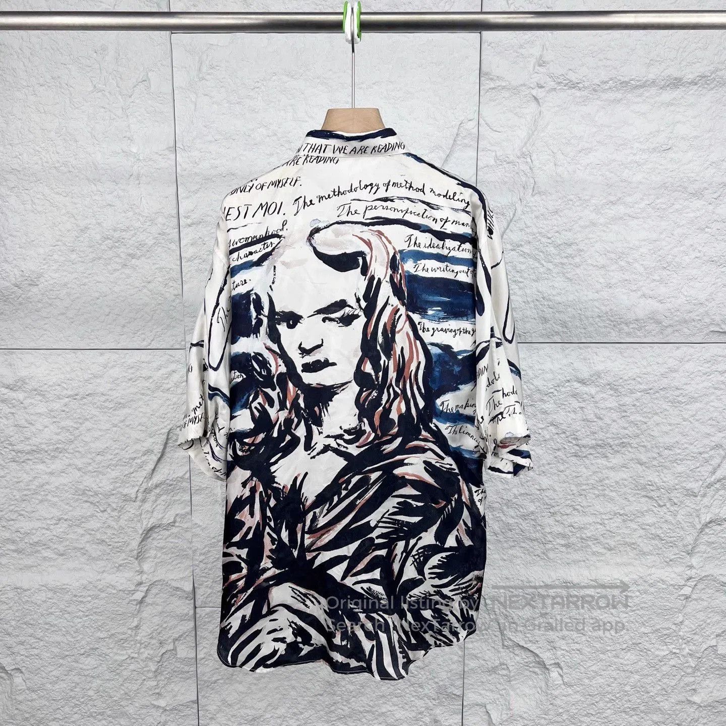 Dior dior silk short sleeve shirt with print. Size US M / EU 48-50 / 2 - 2 Thumbnail