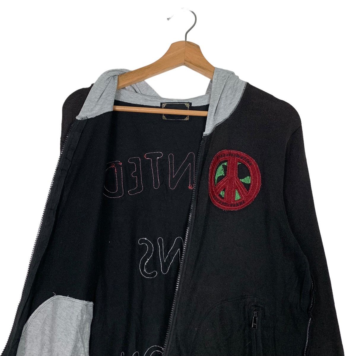 Japanese Brand 291295 HOMME Wanted Transformation Hoodies #0830-C37 Size US M / EU 48-50 / 2 - 12 Thumbnail