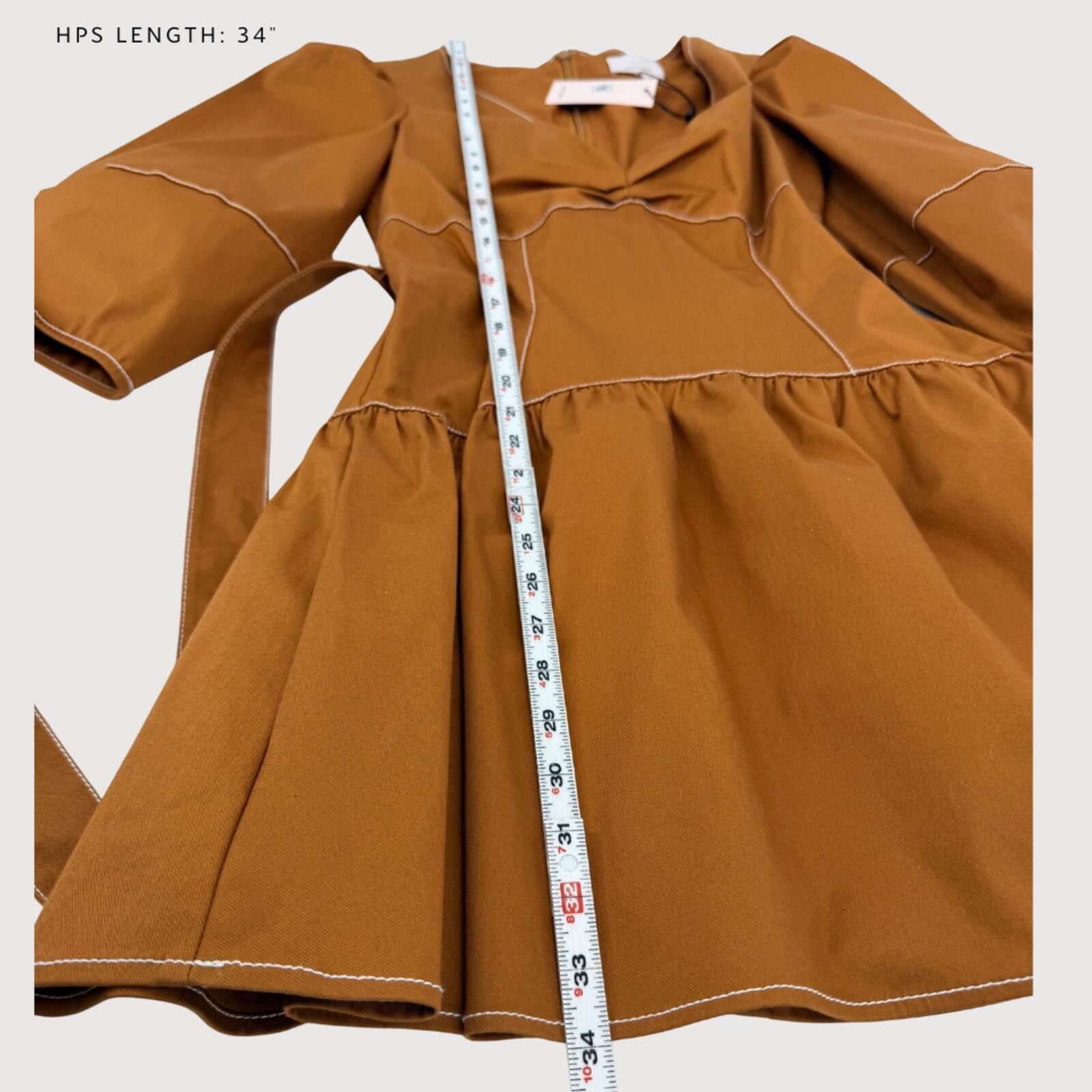 Other Cinq à Sept Siene Belted Mini Dress Camel 4 NWT Size S / US 4 / IT 40 - 6 Thumbnail