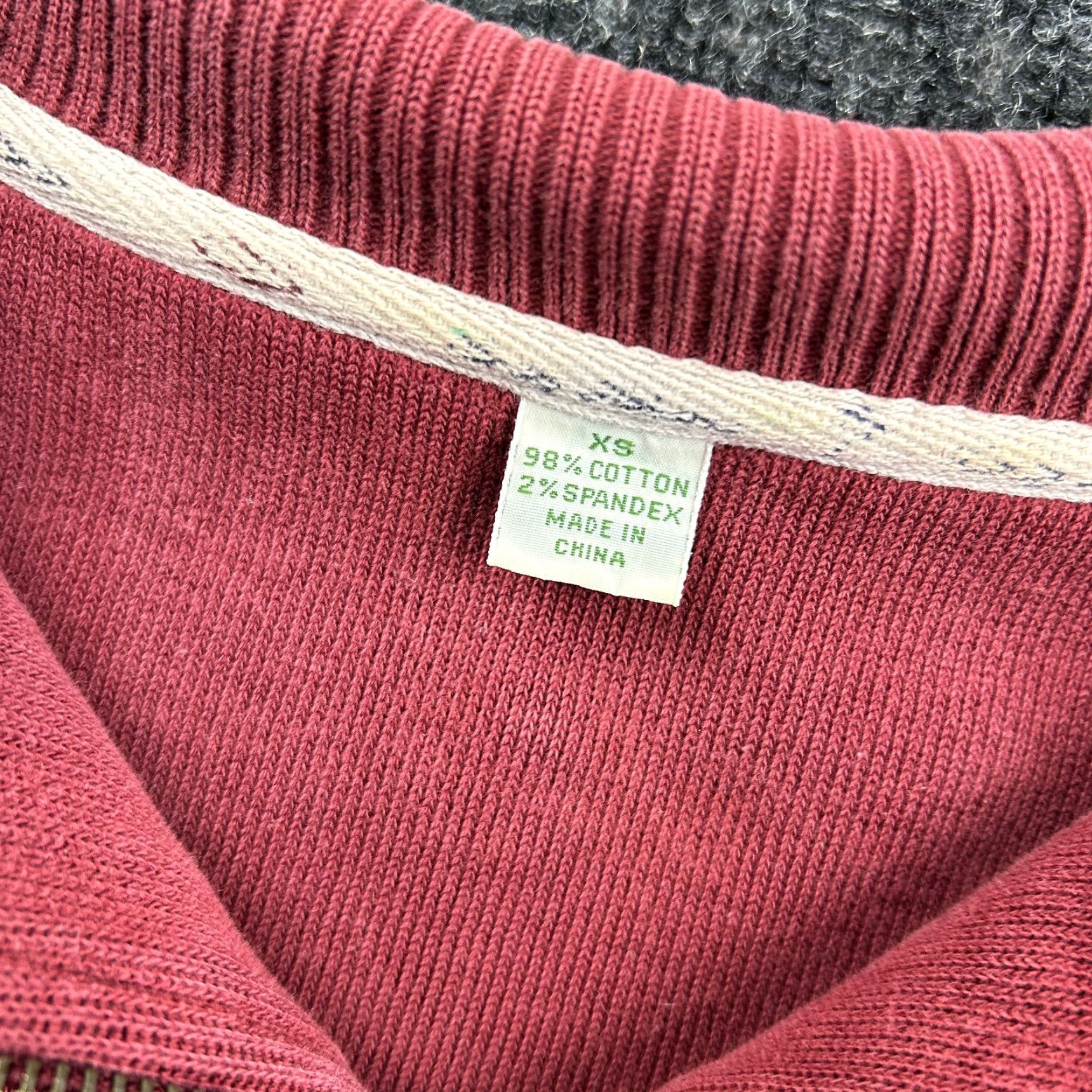 Tommy Bahama VINTAGE Tommy Bahama Sweatshirt 1/4 Zip Pullover XS Women Red Beach Casual Shirt Knit Size XS / US 0-2 / IT 36-38 - 4 Thumbnail