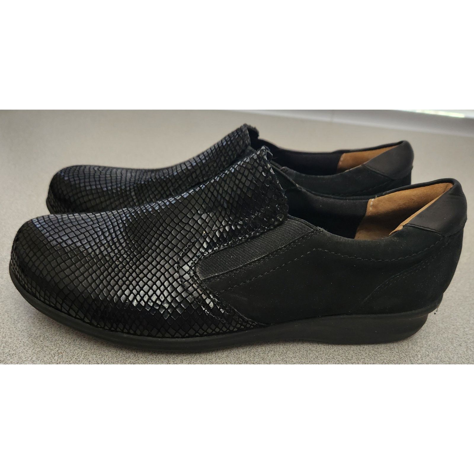 Other Walking Cradles Cormick Black Slip On Loafer Shoe 8.5 NWOTS Size US 8.5 / IT 38.5 - 2 Thumbnail