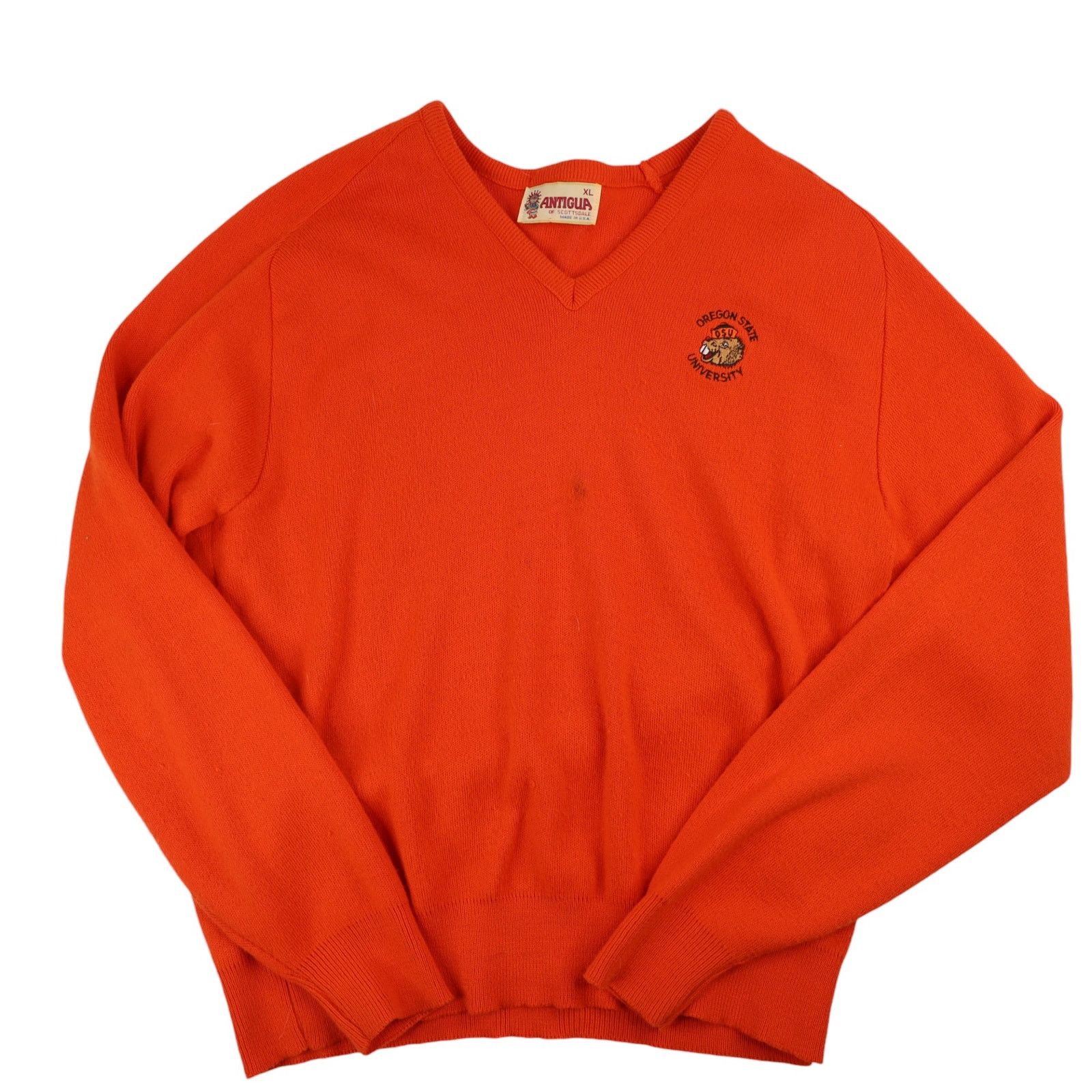 NCAA × Vintage Vintage Antigua Oregon State University Beavers Knit Sweater Size US S / EU 44-46 / 1 - 1 Thumbnail