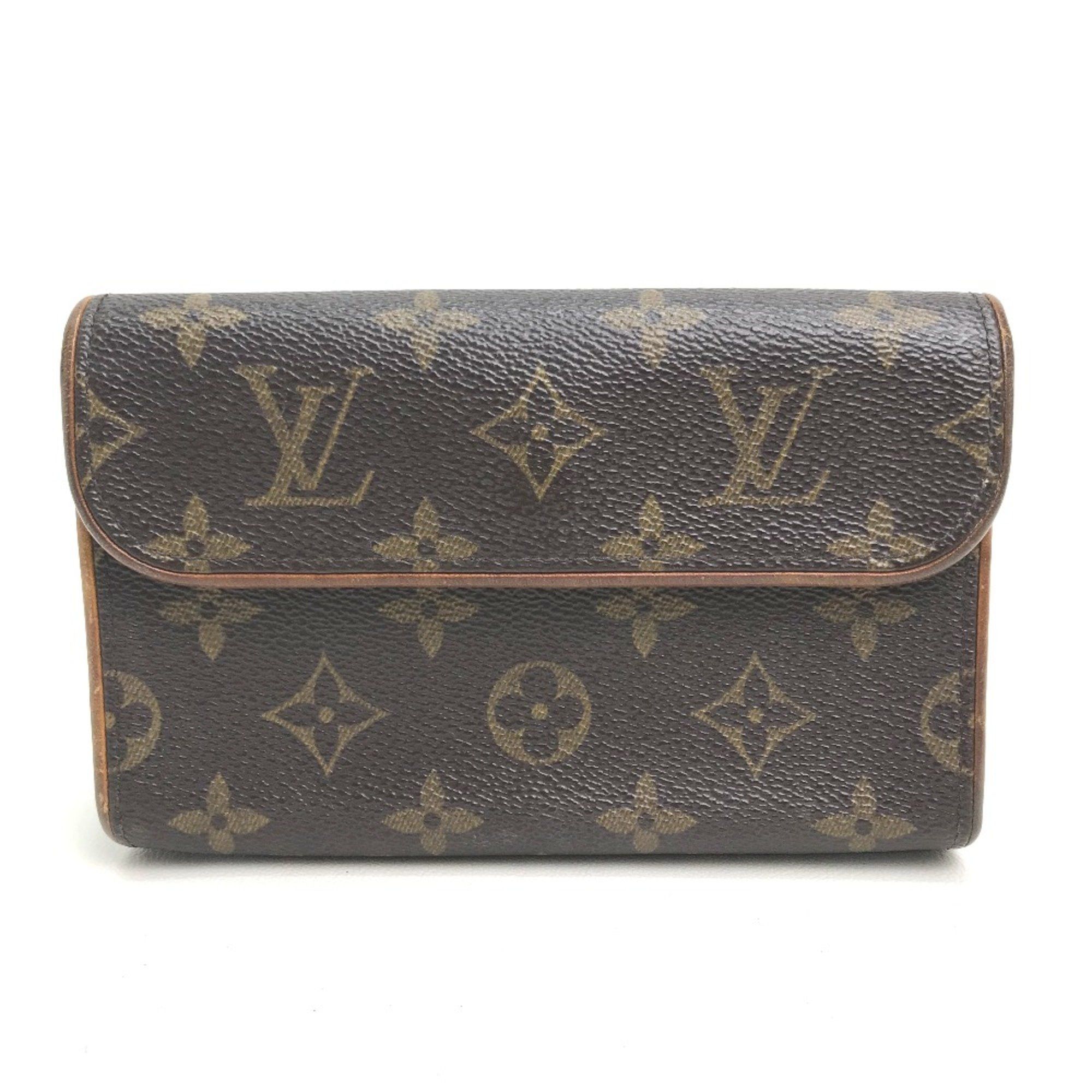 Louis Vuitton Louis Vuitton M51855 Monogram Pouch Pochette Waist Pouch Brown Size ONE SIZE - 1 Thumbnail