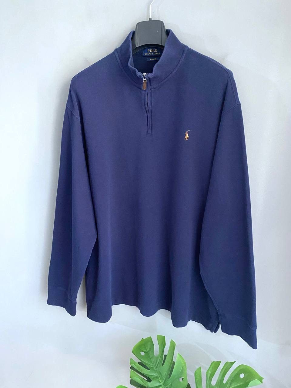 Polo Ralph Lauren Polo Ralph Lauren Double Knit Jaquard Half Zip Sweater, XXL Size US XXL / EU 58 / 5 - 2 Thumbnail