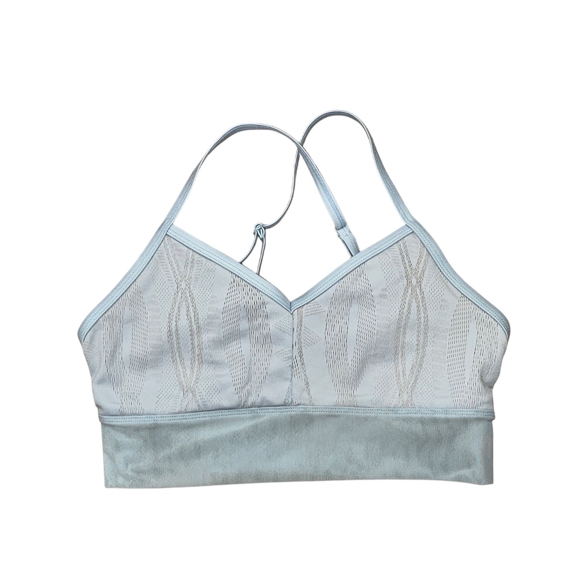 Alo Alo Yoga Aria Sky Buff Mesh Stretch Sports Bra Medium Light Size M / US 6-8 / IT 42-44 - 3 Thumbnail