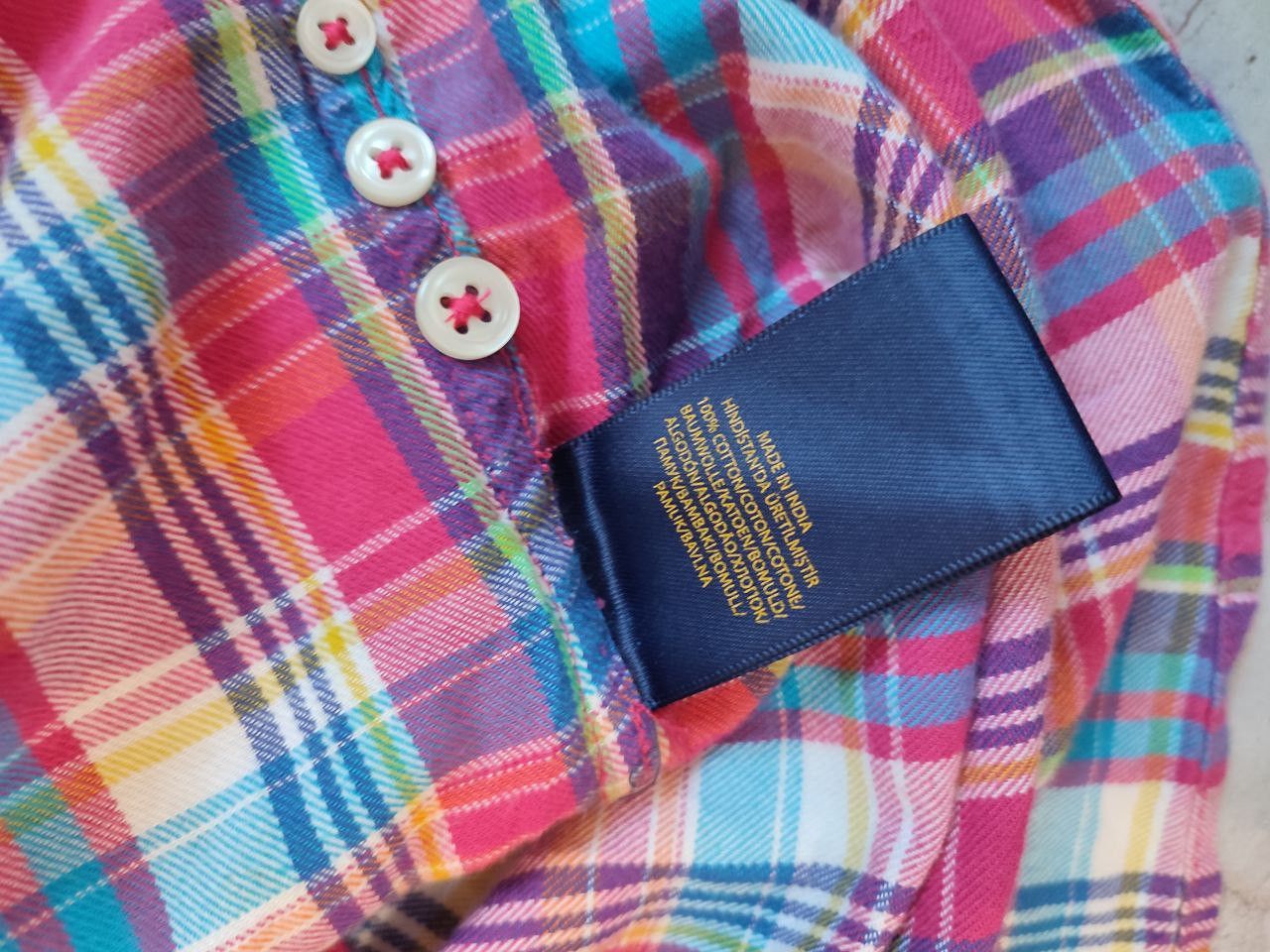 Polo Ralph Lauren Women’s Ralph Lauren Oxford Logo Shirt 100% Cotton Size 12 Size XL / US 12-14 / IT 48-50 - 9 Thumbnail