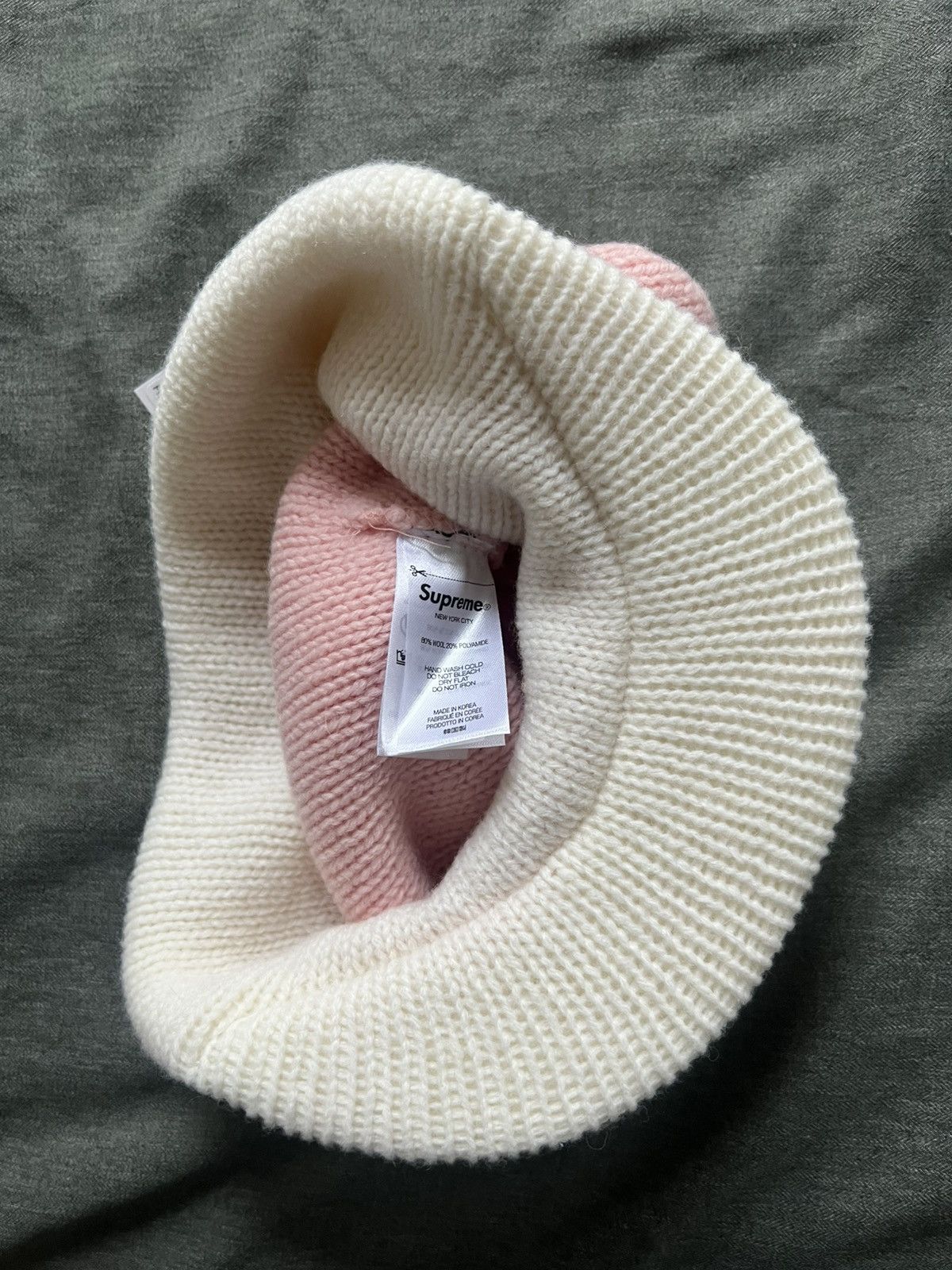 Supreme Supreme Radar Beanie Pink Size ONE SIZE - 3 Thumbnail