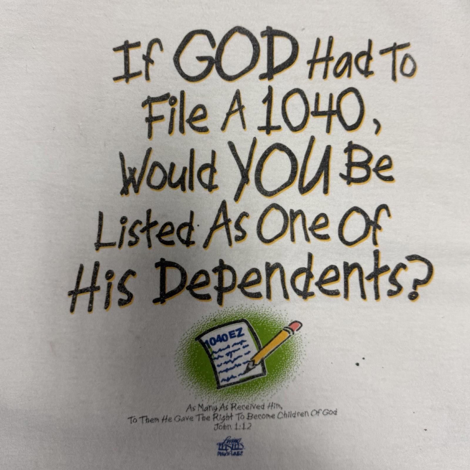 Designer If God Had to File a 1040 -- XL -- Size US XL / EU 56 / 4 - 3 Thumbnail
