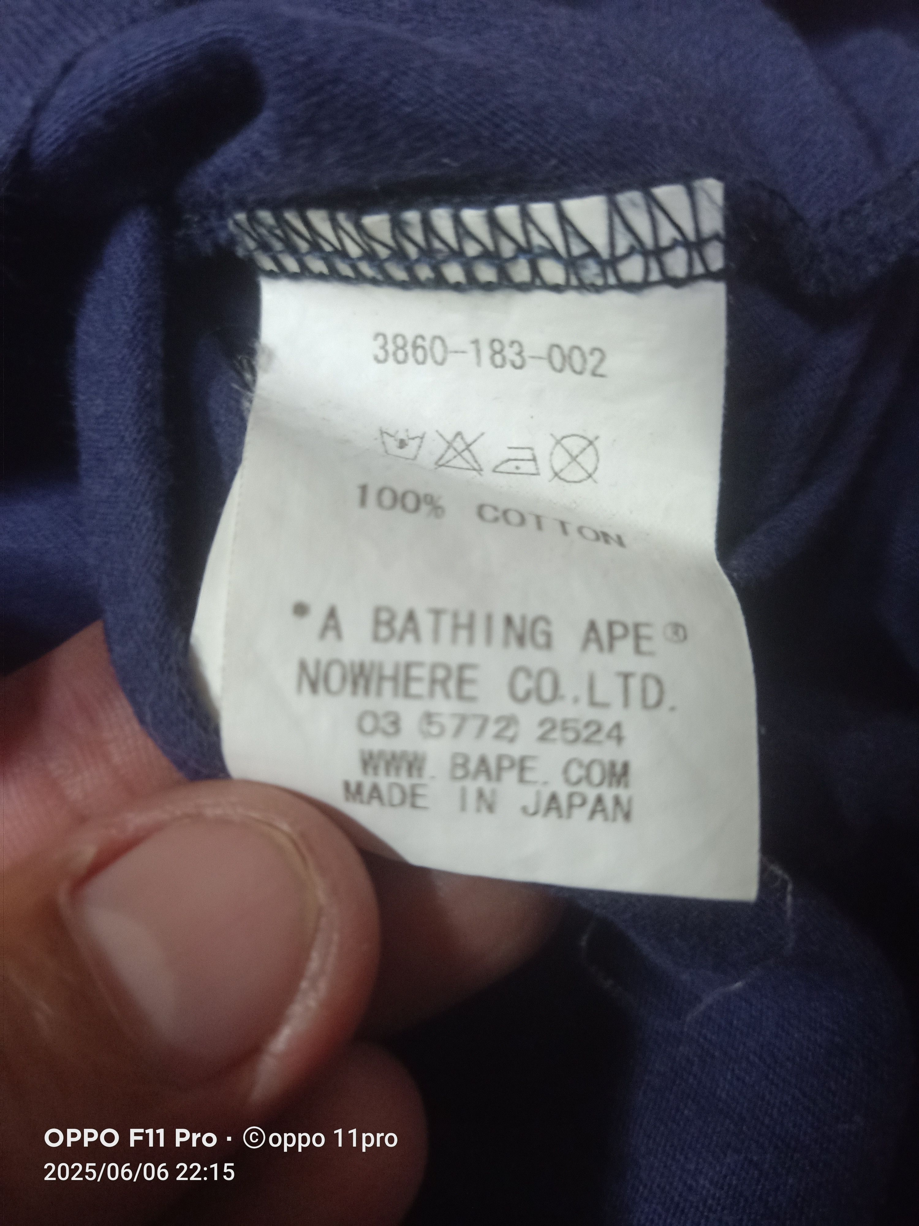 Bape Bape X Ursus Made By Bathing Ape Vneck Men Shirt Size US XL / EU 56 / 4 - 8 Thumbnail
