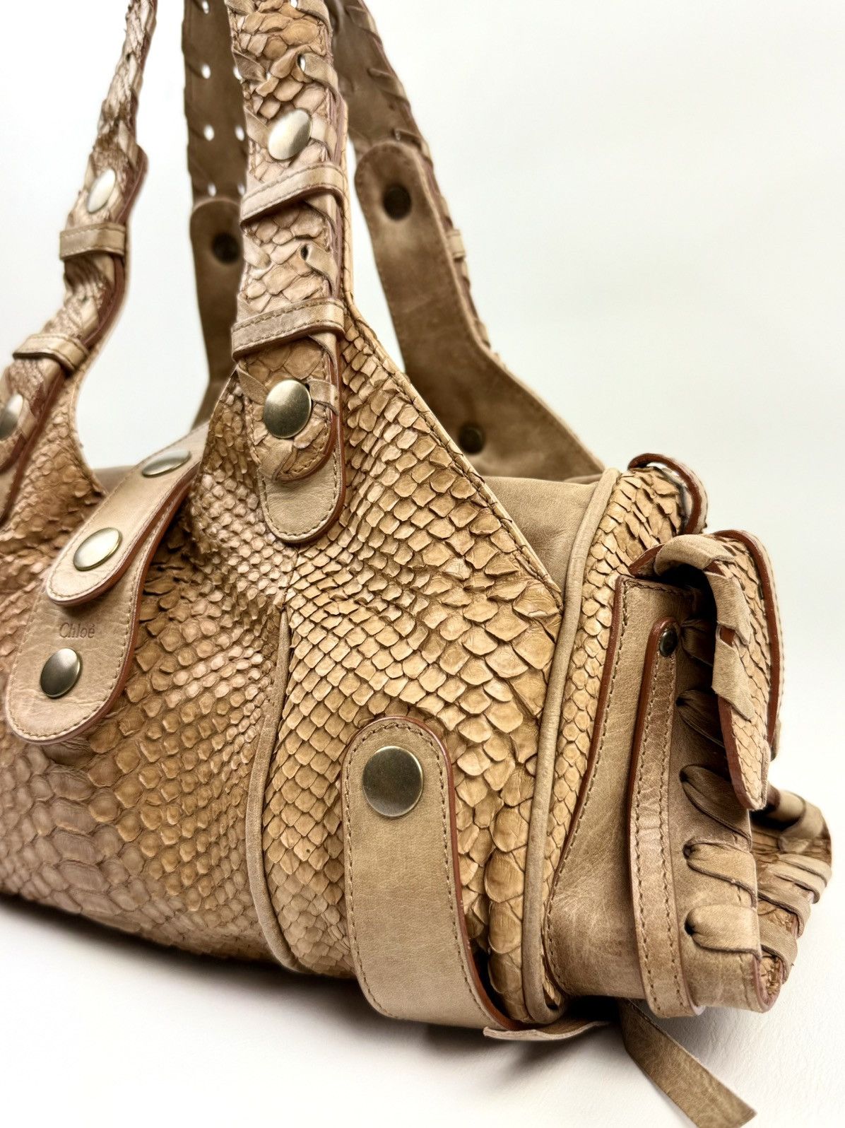 Chloe Chloe - Phoebe Philo - 04 - Brown - Python Skin - Silverado Size ONE SIZE - 6 Thumbnail