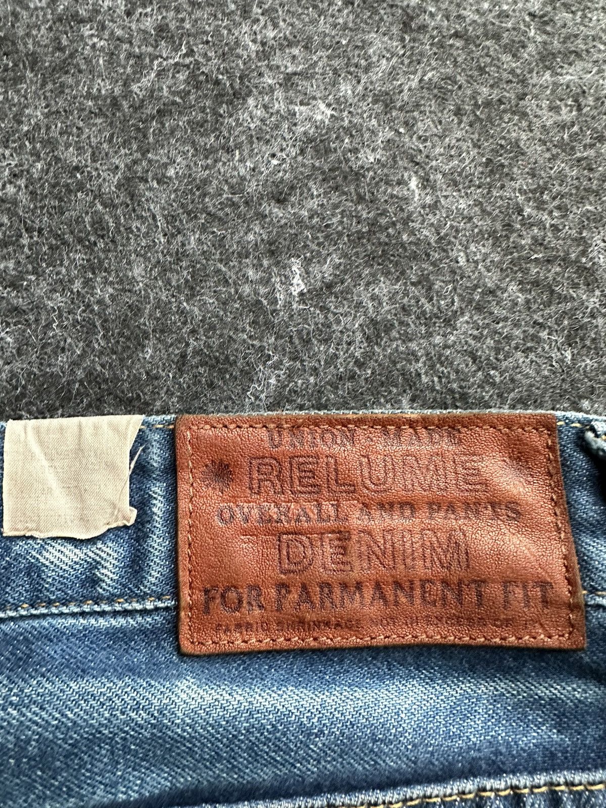 Journal Standard × KOJIMA GENES Vintage Relume Journal Standard Redline Faded Denim D414 Size US 33 - 8 Thumbnail