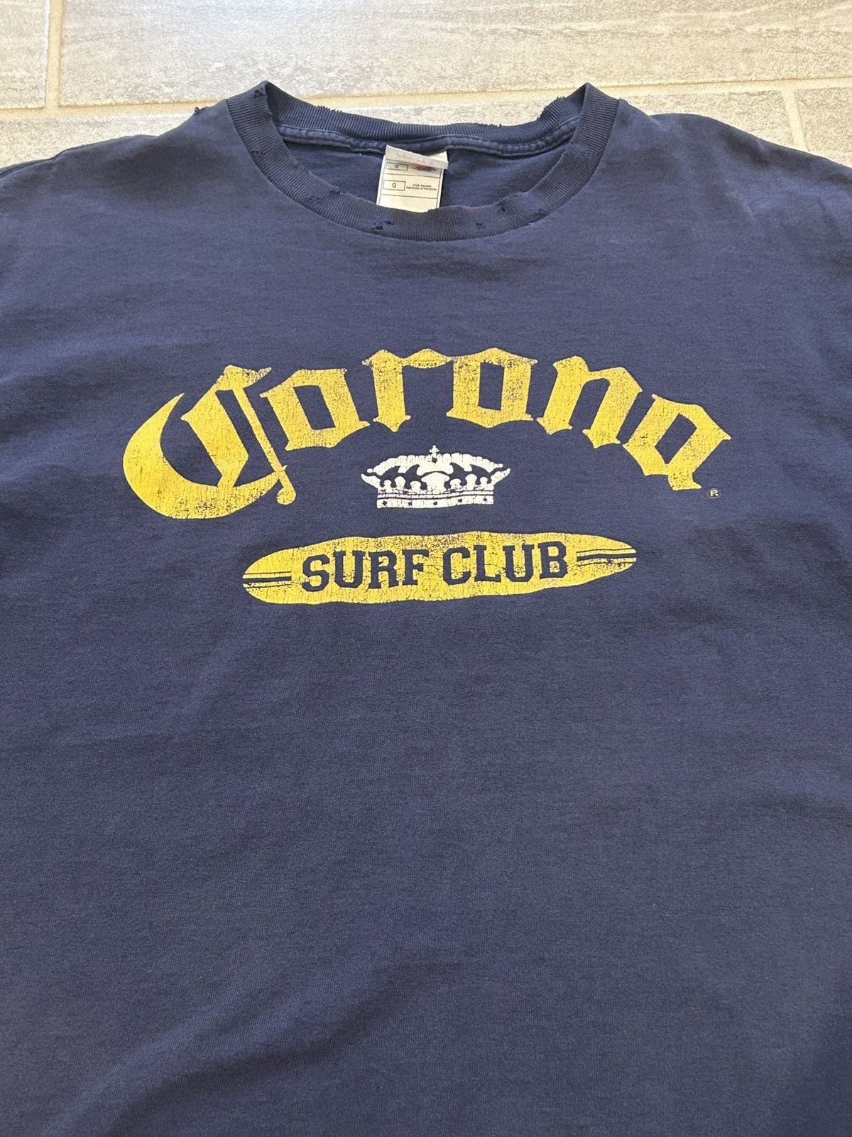 Fruit Of The Loom Vintage Corona Surf Club T-shirt Size US L / EU 52-54 / 3 - 2 Thumbnail