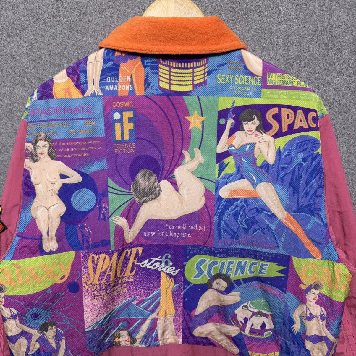 Goldwin 90s Ficce Uomo Yoshiyuki Konishi Cosmic Sci-Fi Jacket Size US S / EU 44-46 / 1 - 14 Thumbnail