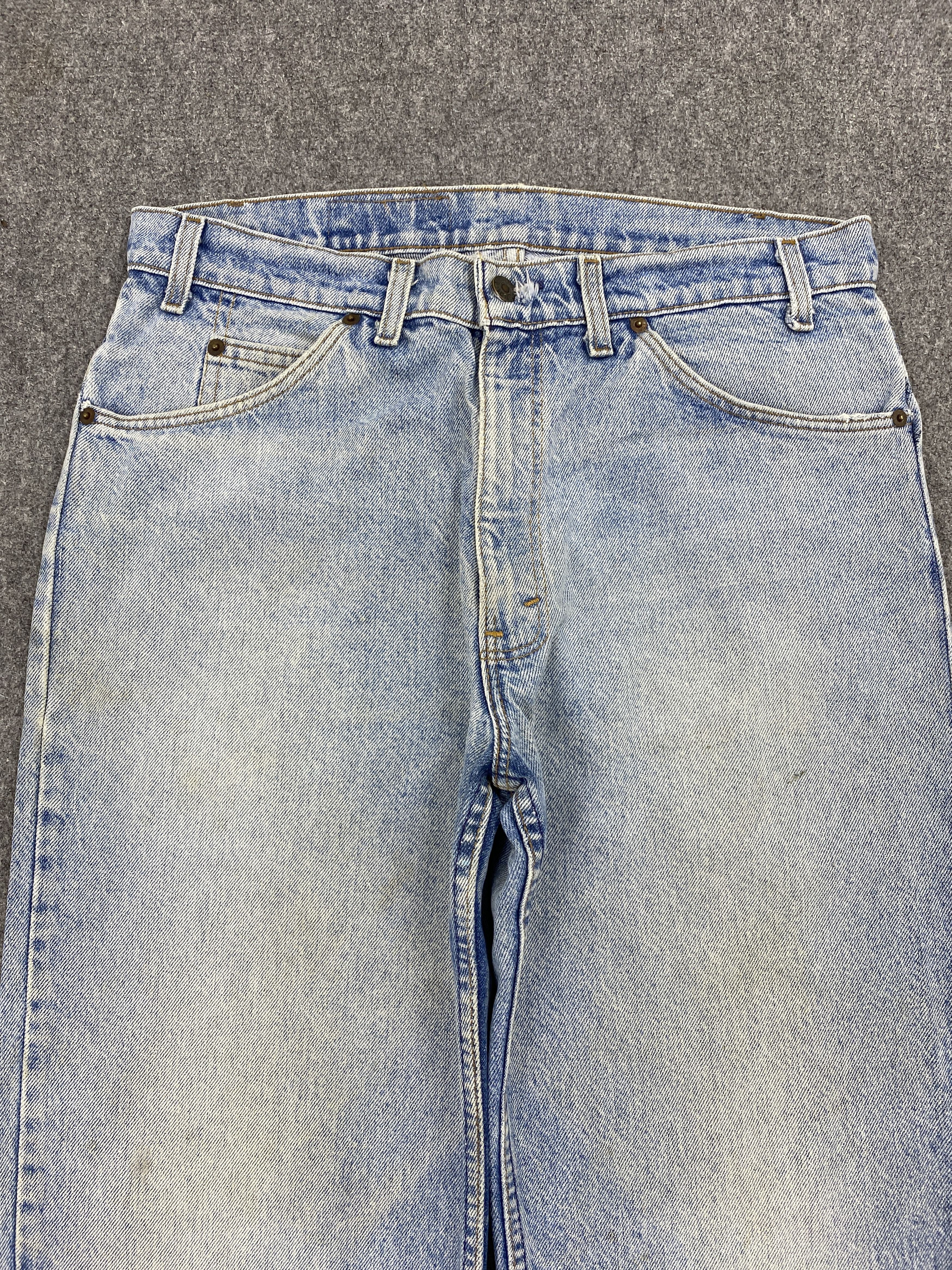 Levi's × Vintage Light Washed Vintage 90s Levi's 550 Orange Tabs Jeans Size US 33 - 2 Thumbnail