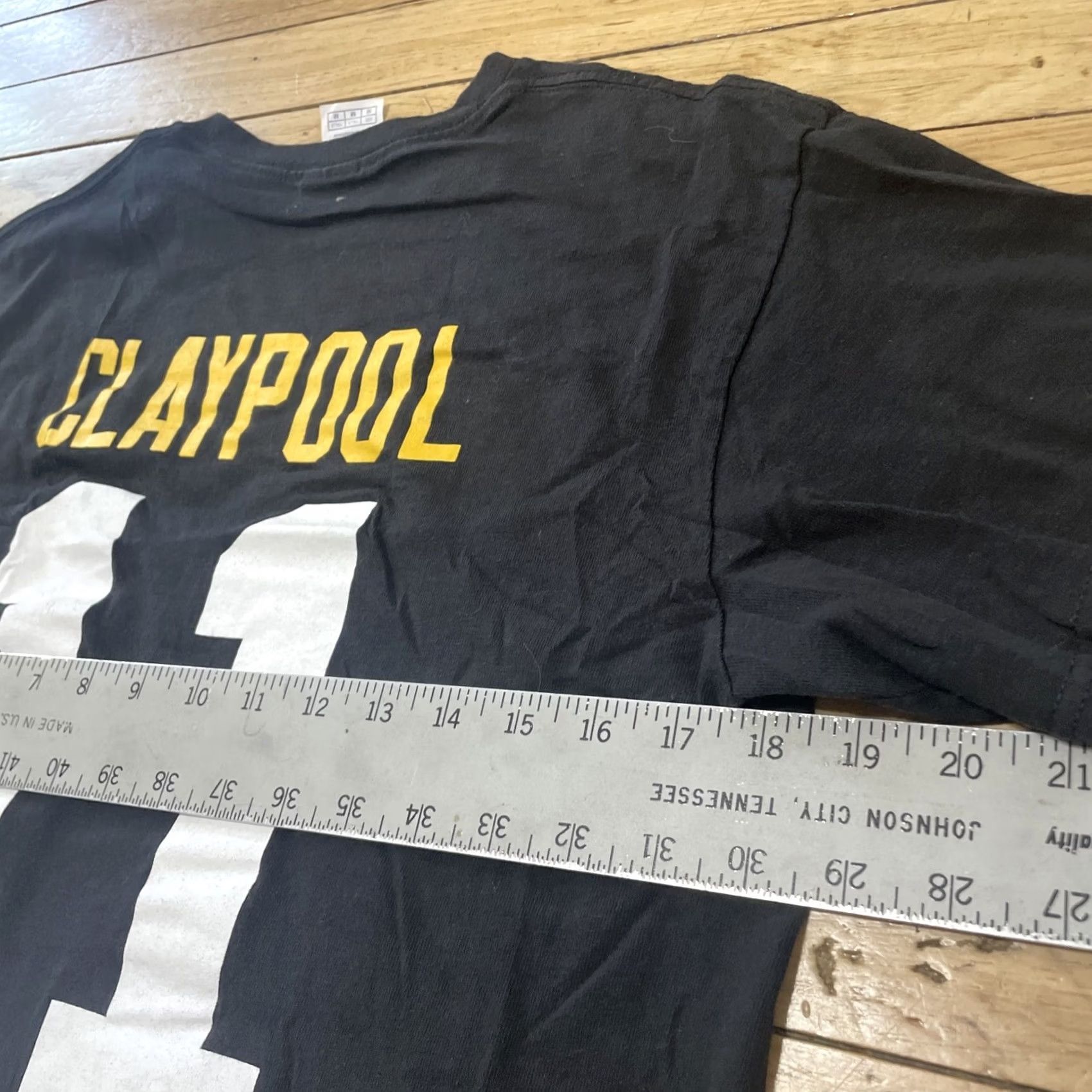 Delta Pittsburgh Steelers Chase Claypool #11 Shirt Y2K Delta Men M Black Gold Football Shirt Size US M / EU 48-50 / 2 - 6 Thumbnail