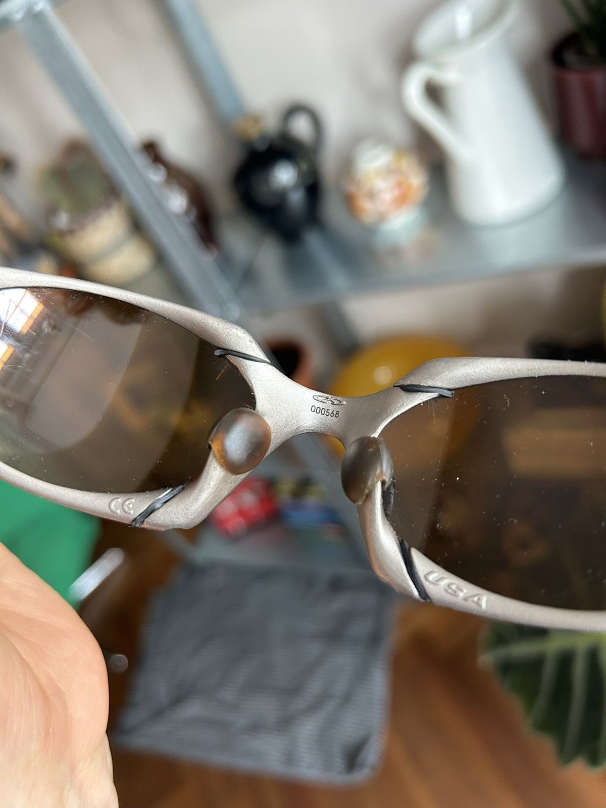 Oakley Vintage Oakley Romeo X Metal 90s Ultra Rare Archive Designer Size ONE SIZE - 20 Thumbnail