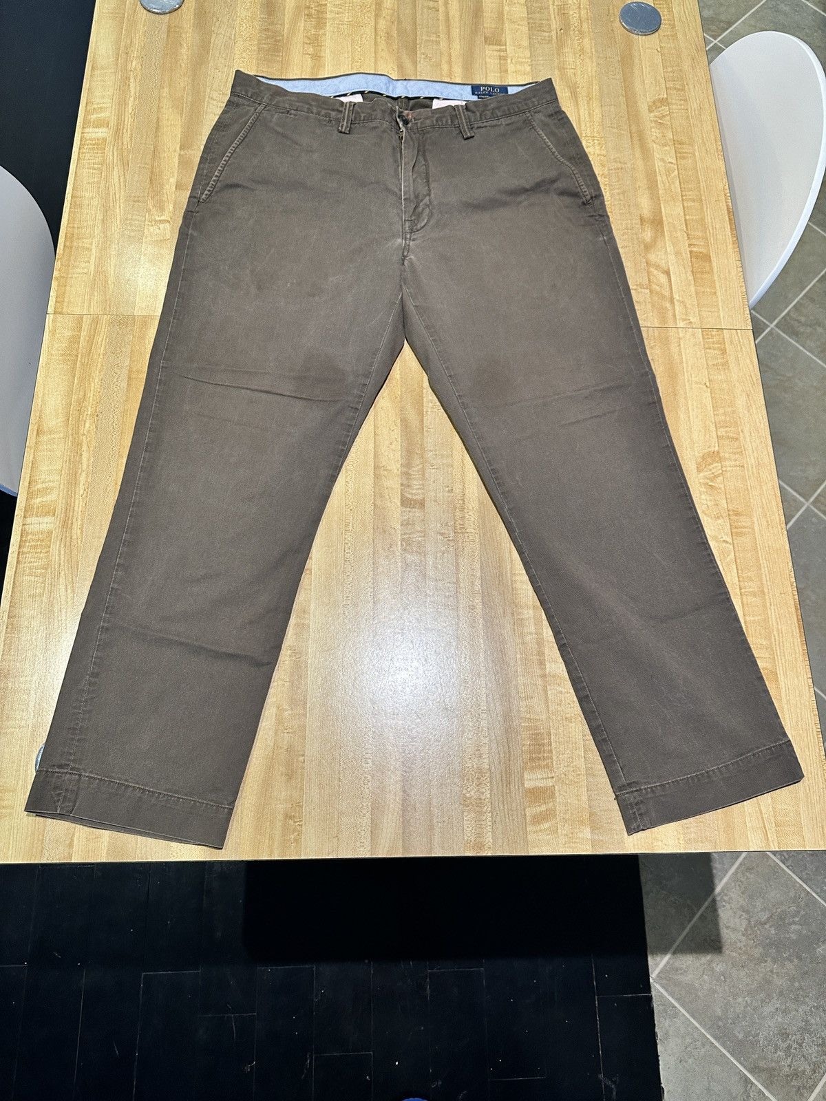 Polo Ralph Lauren Polo Ralph Lauren Dark Green Casual Pants Size 35 Size US 35 - 1 Thumbnail