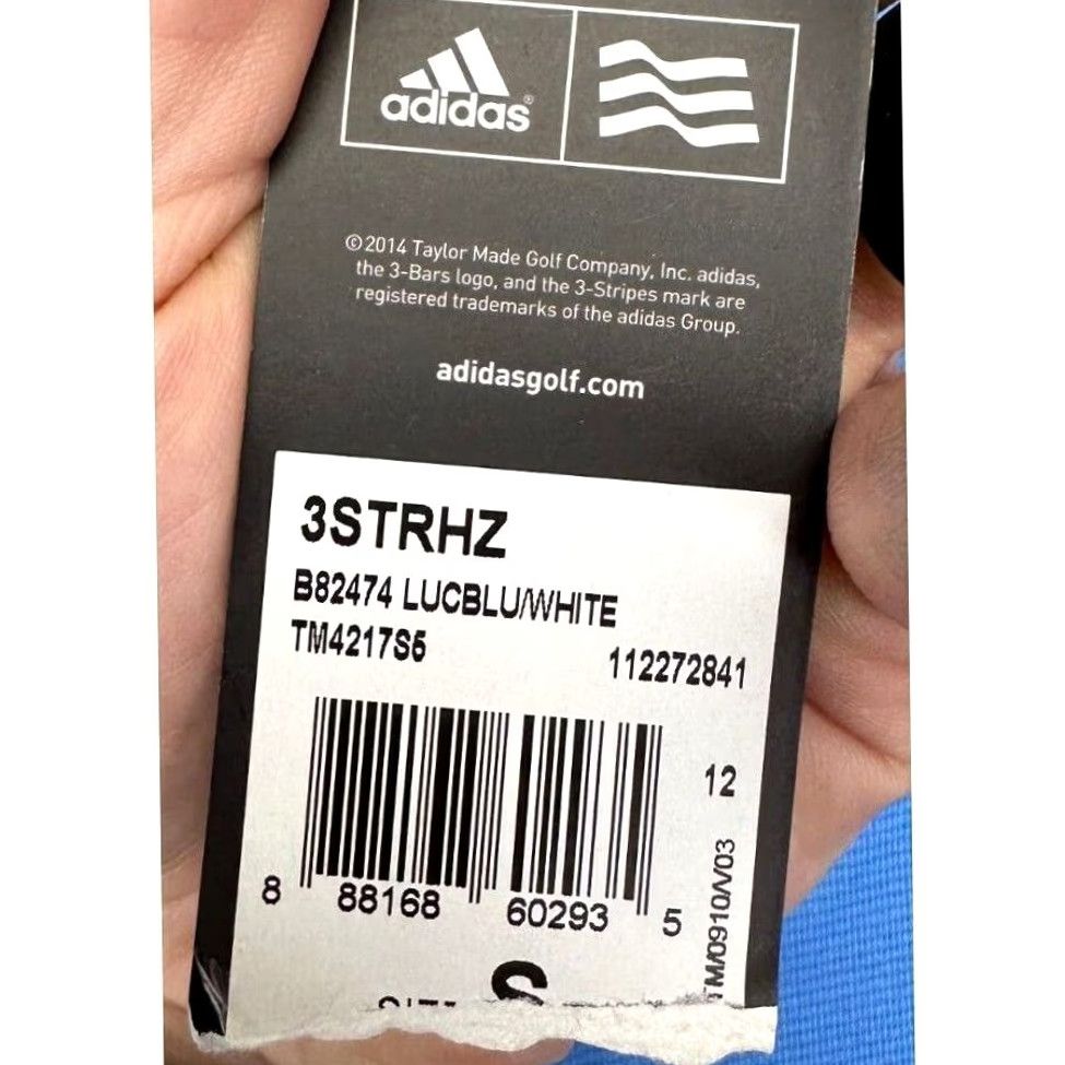 Adidas Adidas Pullover Shirt Mens Small Blue 3-Stripes Quarter Zip Golf Activewear NEW Size US S / EU 44-46 / 1 - 2 Thumbnail