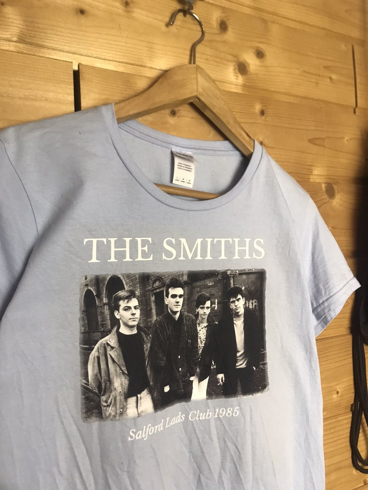 Vintage Vintage 00s The Smiths salford lads club 1985 t-shirt Size L / US 10 / IT 46 - 3 Thumbnail