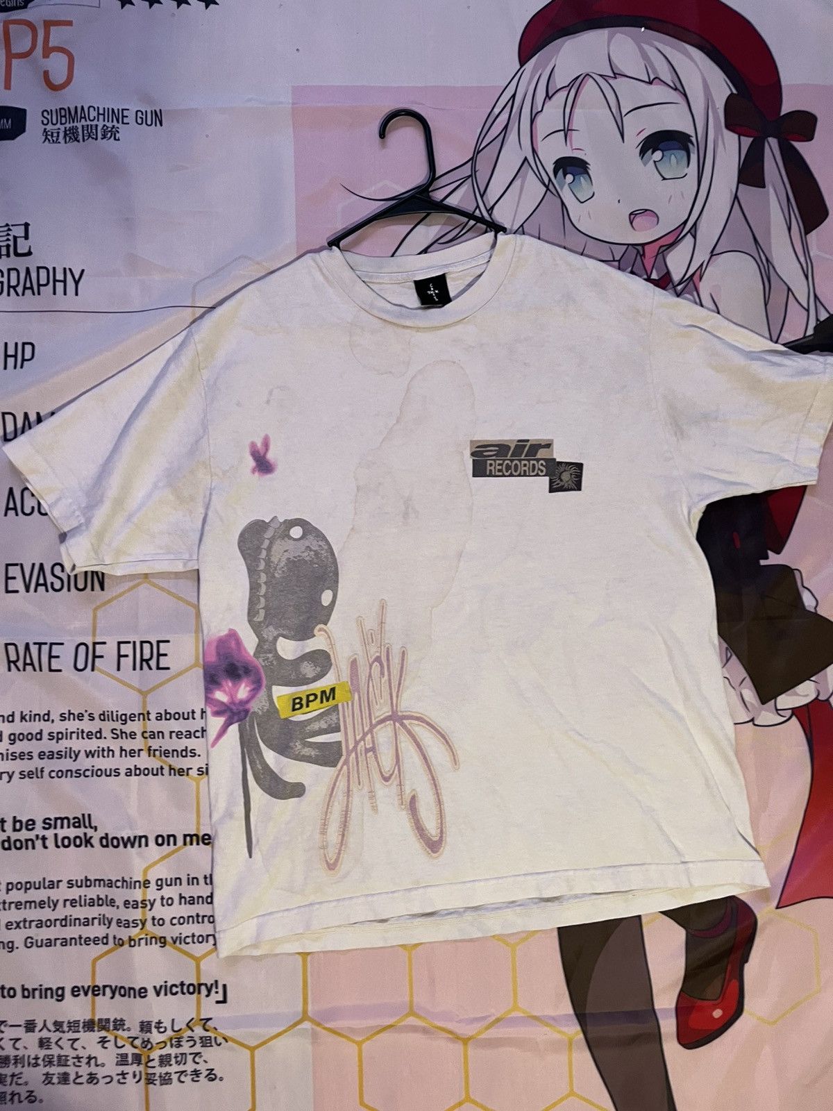 Travis Scott Travis Scott air record white T Size US L / EU 52-54 / 3 - 2 Thumbnail