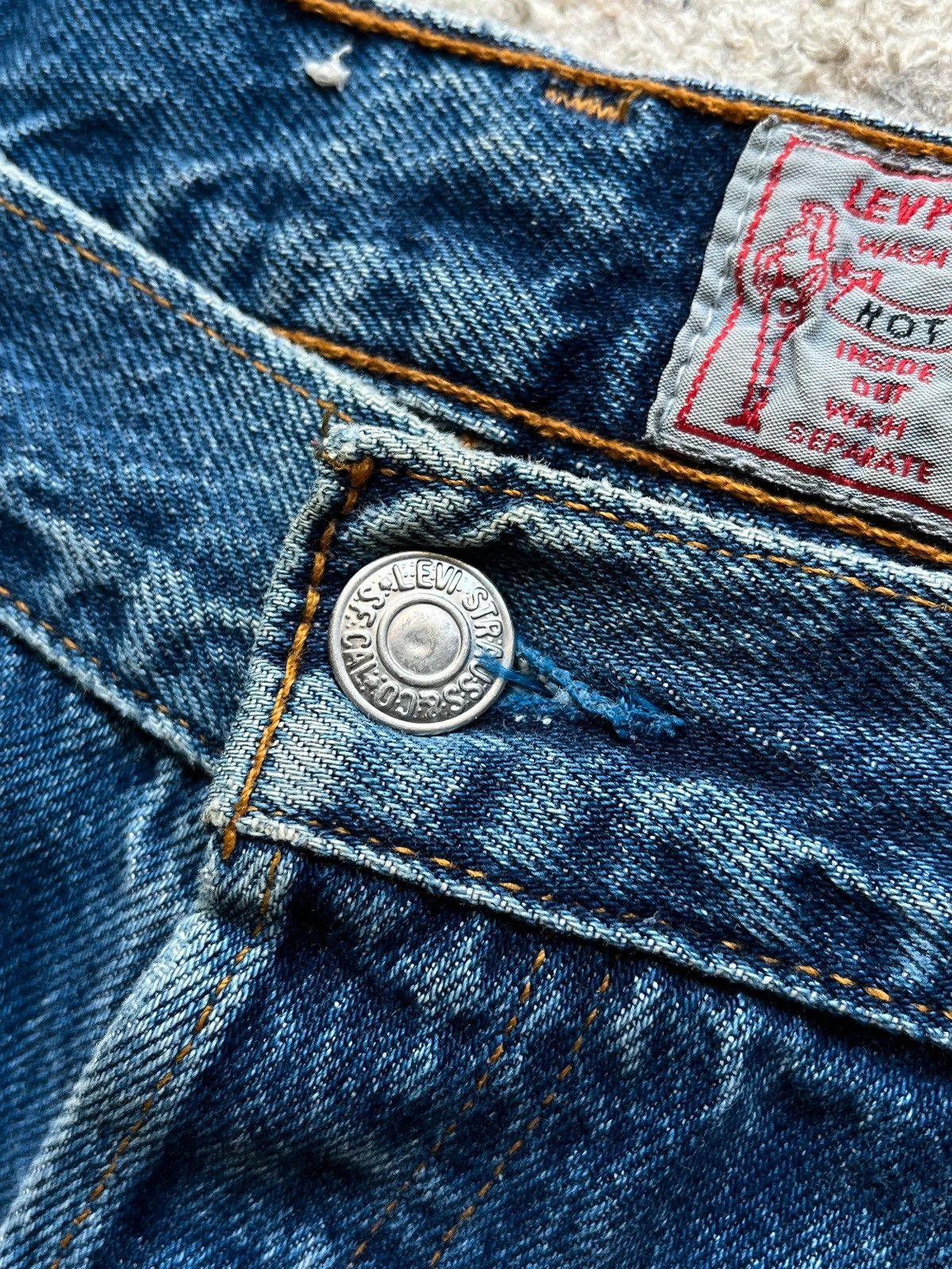 Levi's Levi’s 901 Boyfriends Jeans Sz W 36 L 34 Made in France 1988 Size 36" / US 14 / IT 50 - 2 Thumbnail
