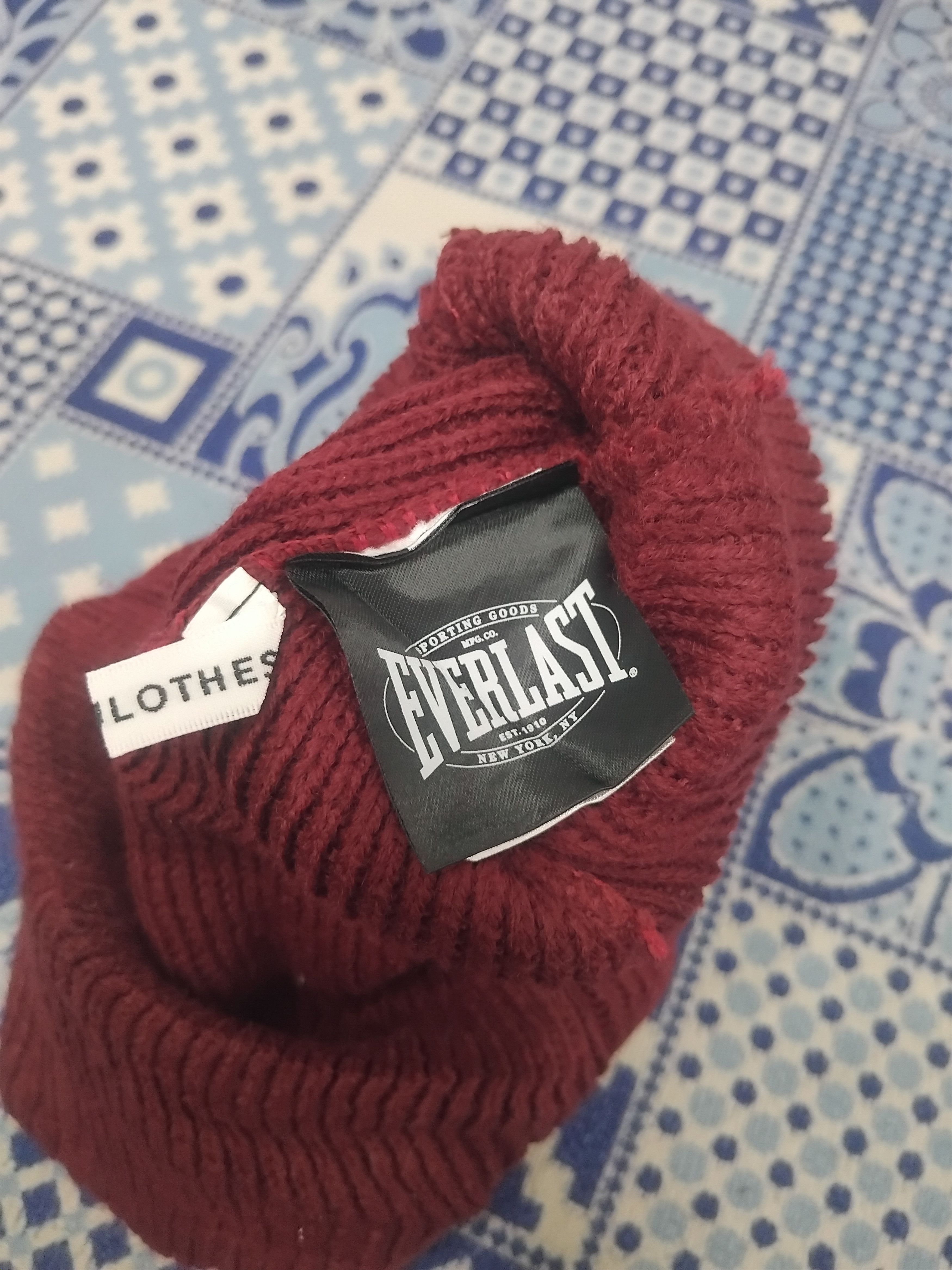Japanese Brand 💥Everlast maroon beanie Size ONE SIZE - 2 Thumbnail