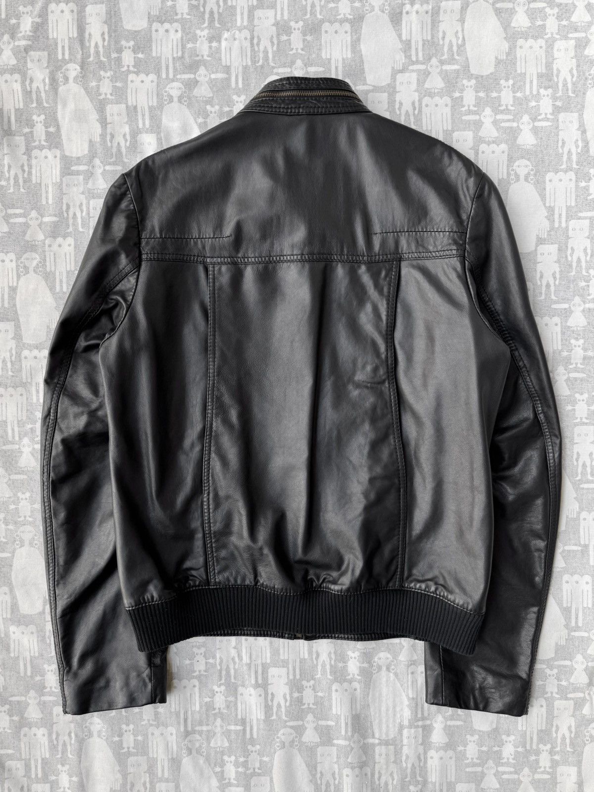 Dior Dior Homme SS06 4 Pocket Zipper Collar Leather Bomber Jacket Size US M / EU 48-50 / 2 - 7 Thumbnail