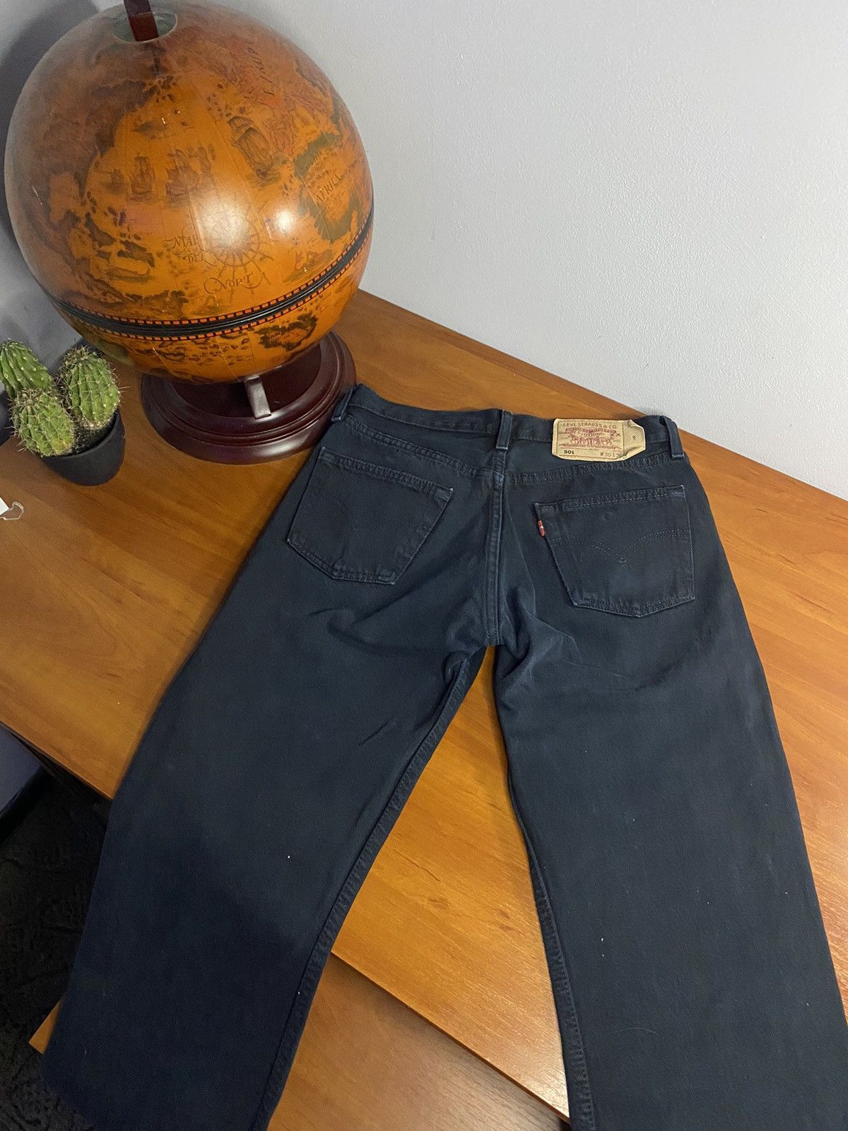 Levi's × Vintage Vintage 90s 501 Levi’s strauss co denim jeans rare 30 black Size US 30 / EU 46 - 5 Thumbnail