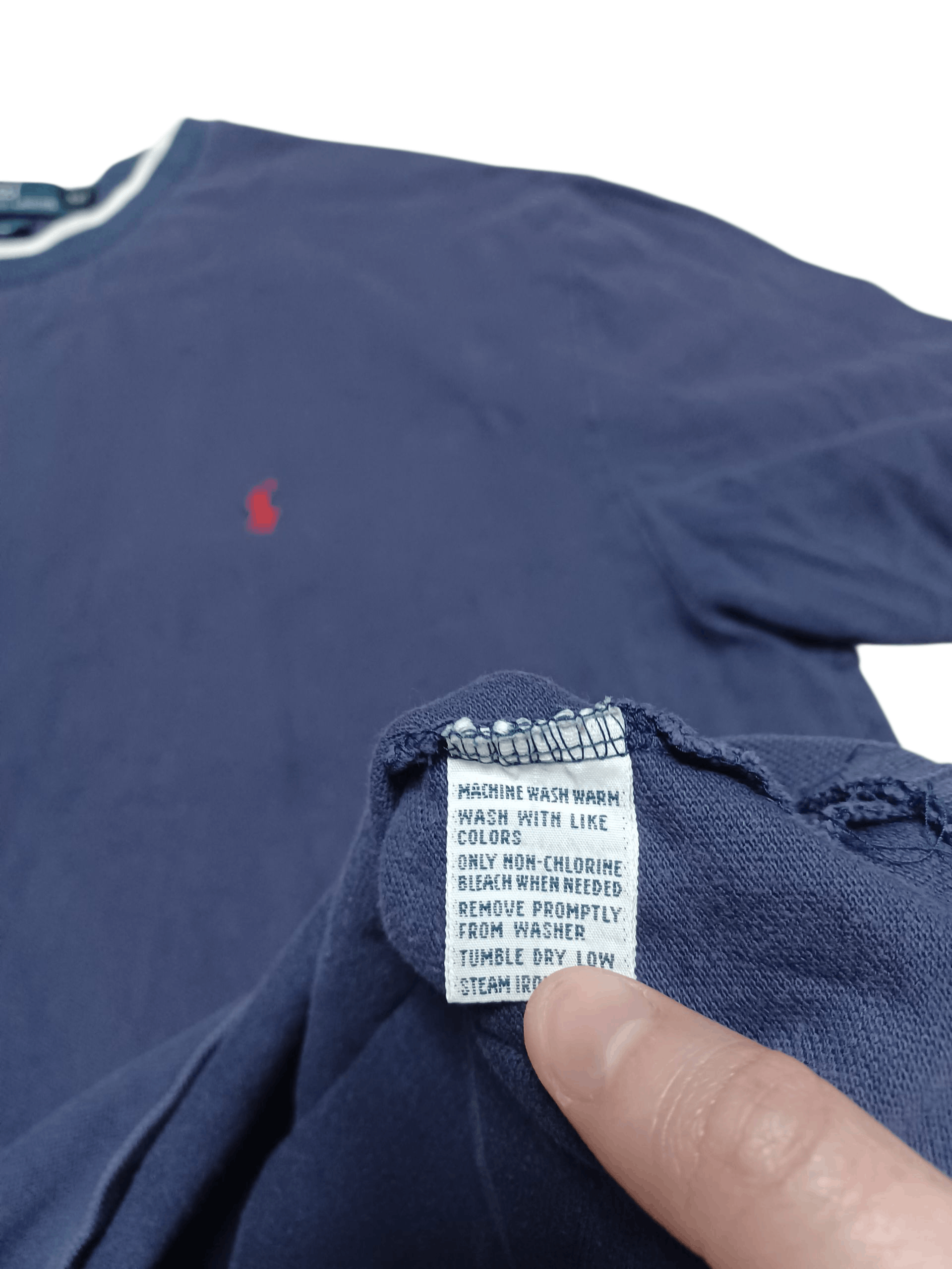 Polo Ralph Lauren POLO RALPH LAUREN VINTAGE 1989 LUXURY SINGLE STITCH TEE Size US XXL / EU 58 / 5 - 6 Thumbnail