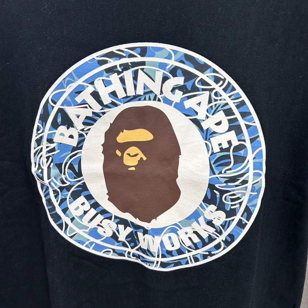 Bape BUSY WORKS TEE Size US M / EU 48-50 / 2 - 2 Thumbnail
