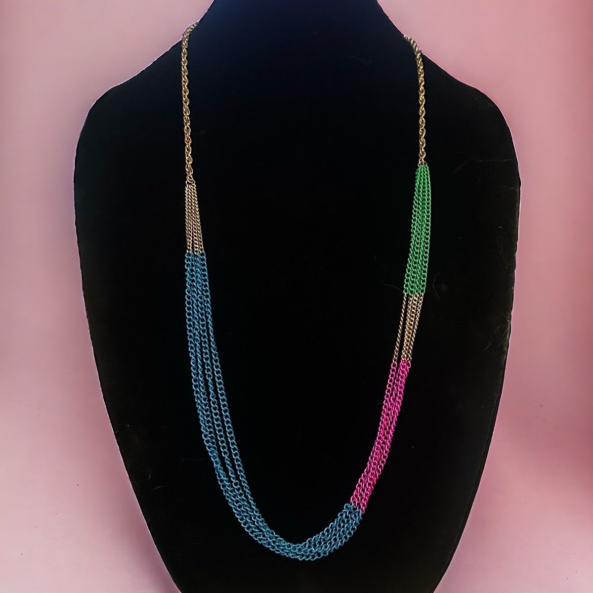 J.Crew J.Crew long multicolor chain necklace Size ONE SIZE - 1 Thumbnail