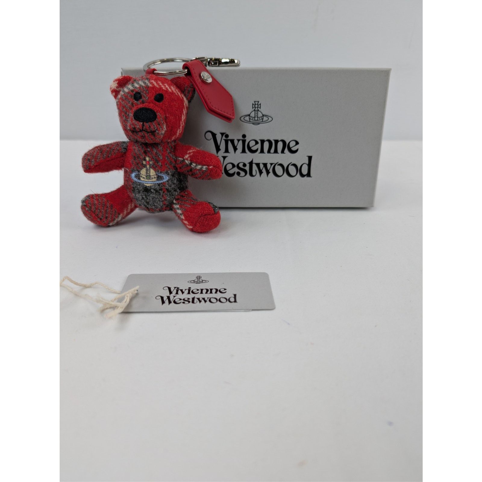 Vivienne Westwood o1rshd1 Size: OS / Teddy Bear Keyring / Bag Charm in Red Size ONE SIZE - 14 Thumbnail