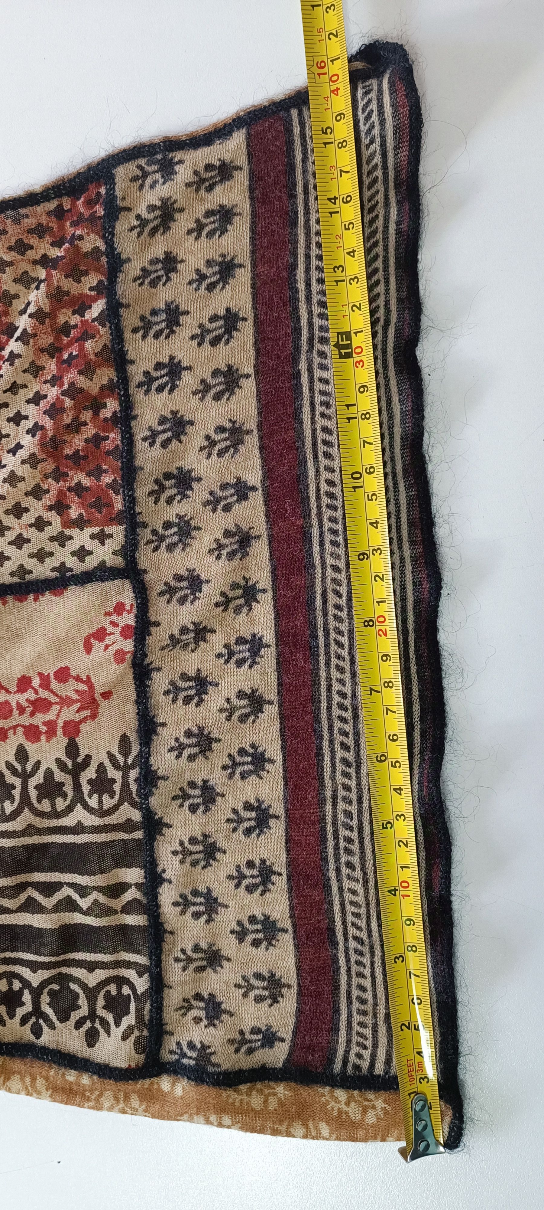 Jean Paul Gaultier FW2000/01- Bi-material top - tribal and floral - Patchwork Size S / US 4 / IT 40 - 16 Thumbnail