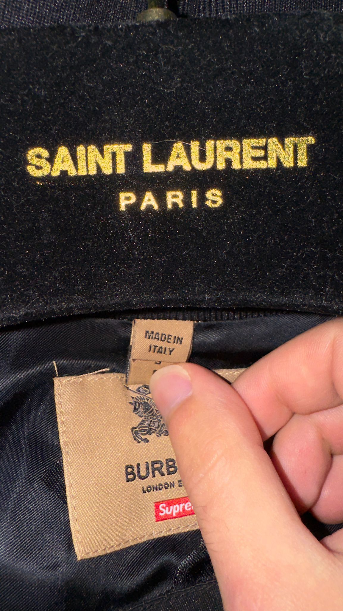 Burberry × Supreme [RARE] Supreme x Burberry Leather – Rare 1 of 30 – Size S Size US S / EU 44-46 / 1 - 5 Thumbnail
