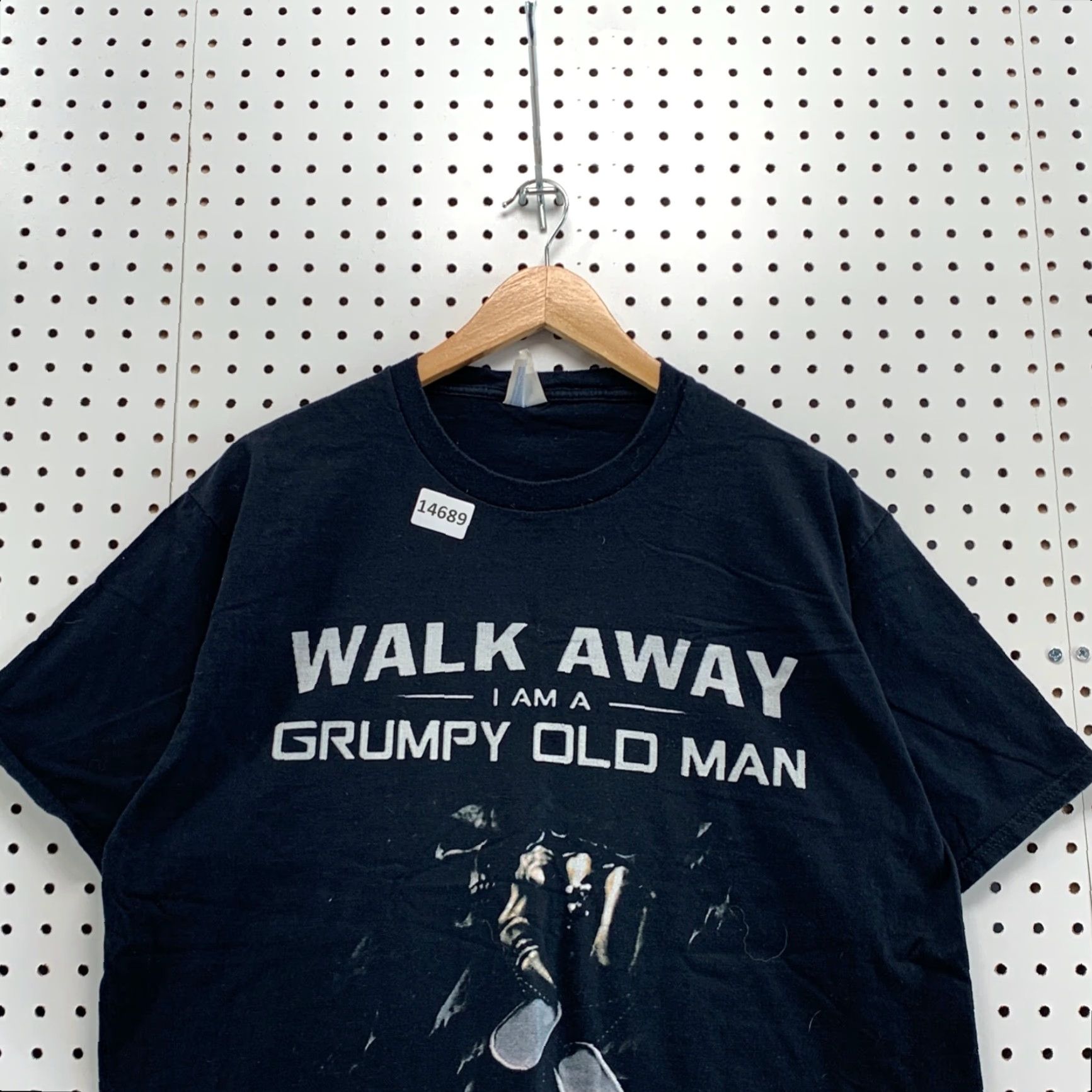Port & Company VINTAGE Funny Grumpy Grandpa Shirt Mens XL Black Funny Quote Short Sleeve Size US XL / EU 56 / 4 - 3 Thumbnail