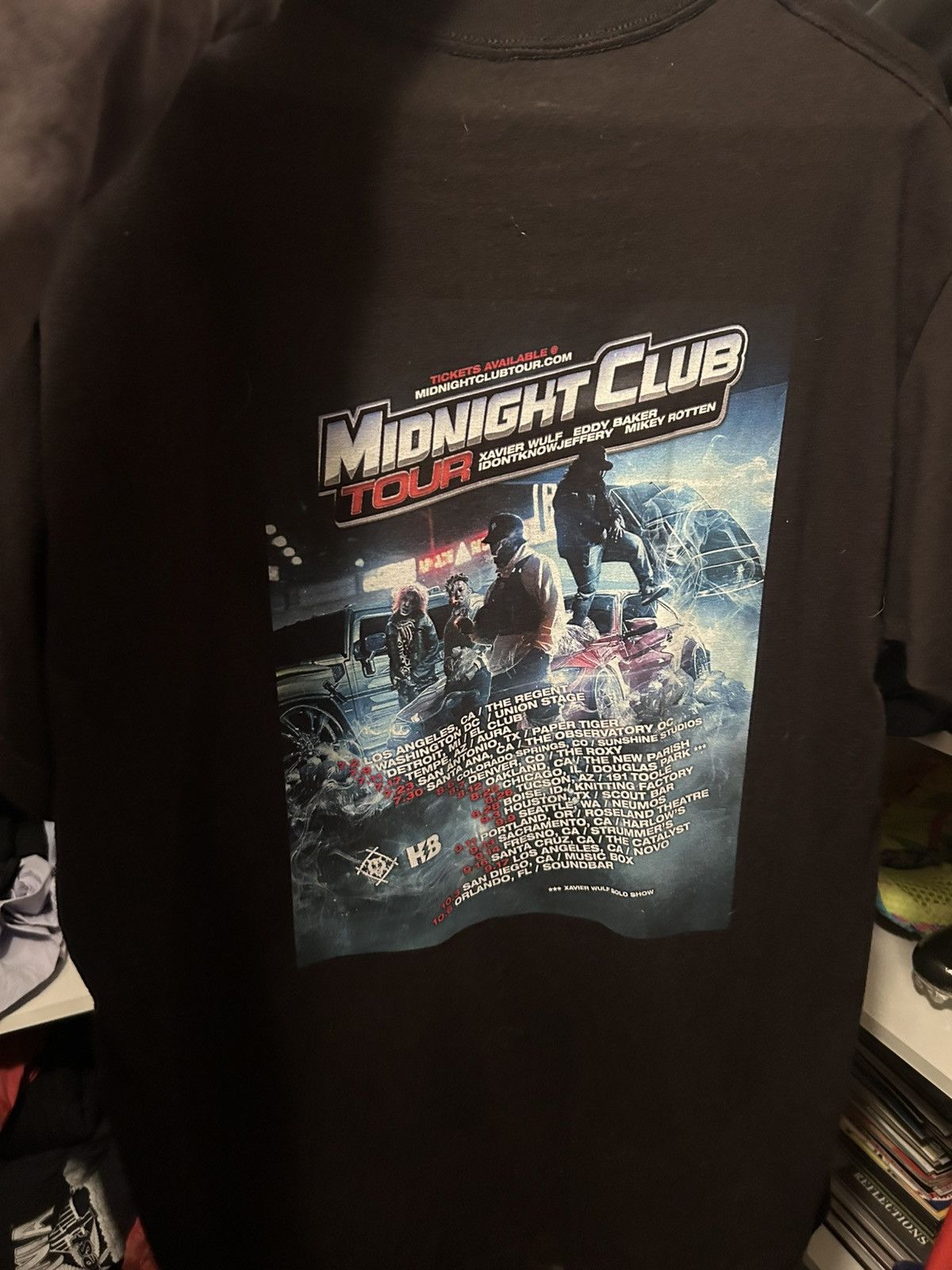 Other Xavier Wulf Midnight club tour shirt Size US L / EU 52-54 / 3 - 1 Thumbnail