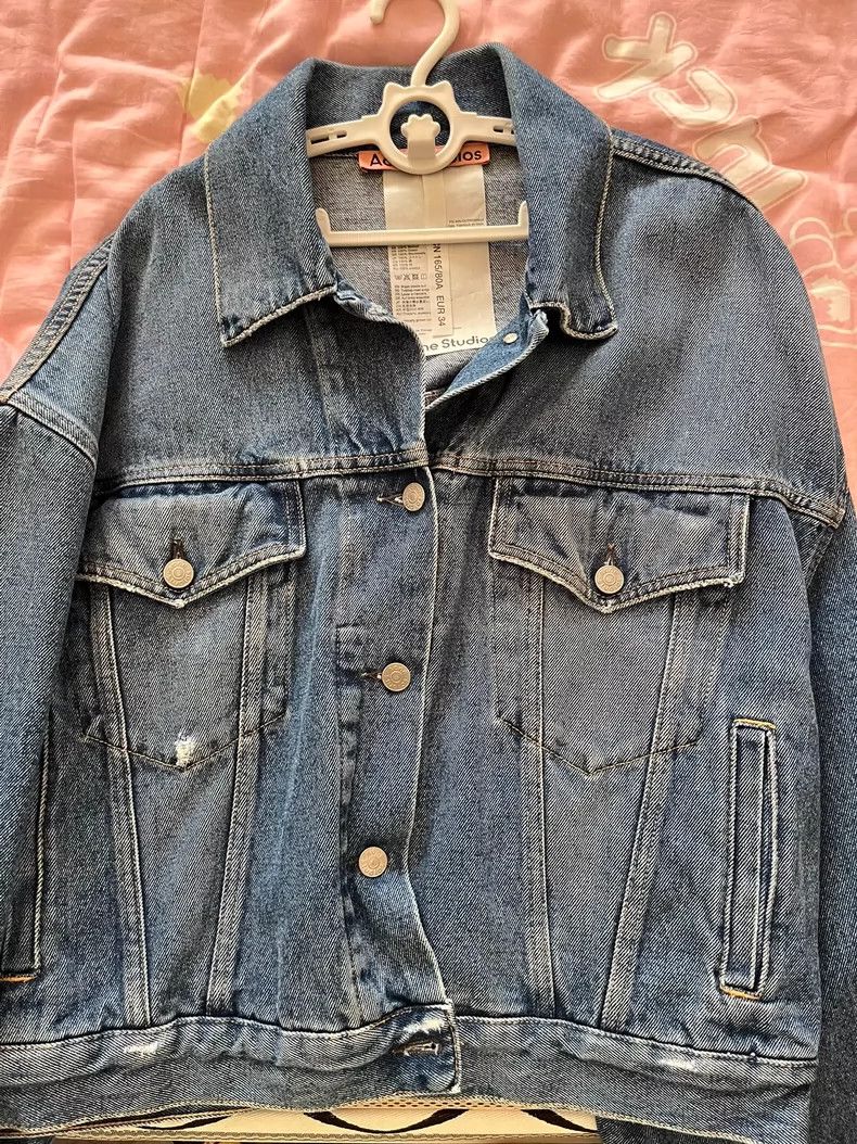 Acne Studios acne studios size:34 Retro loose denim jacket Size XXS / US 00 / IT 34 - 6 Thumbnail