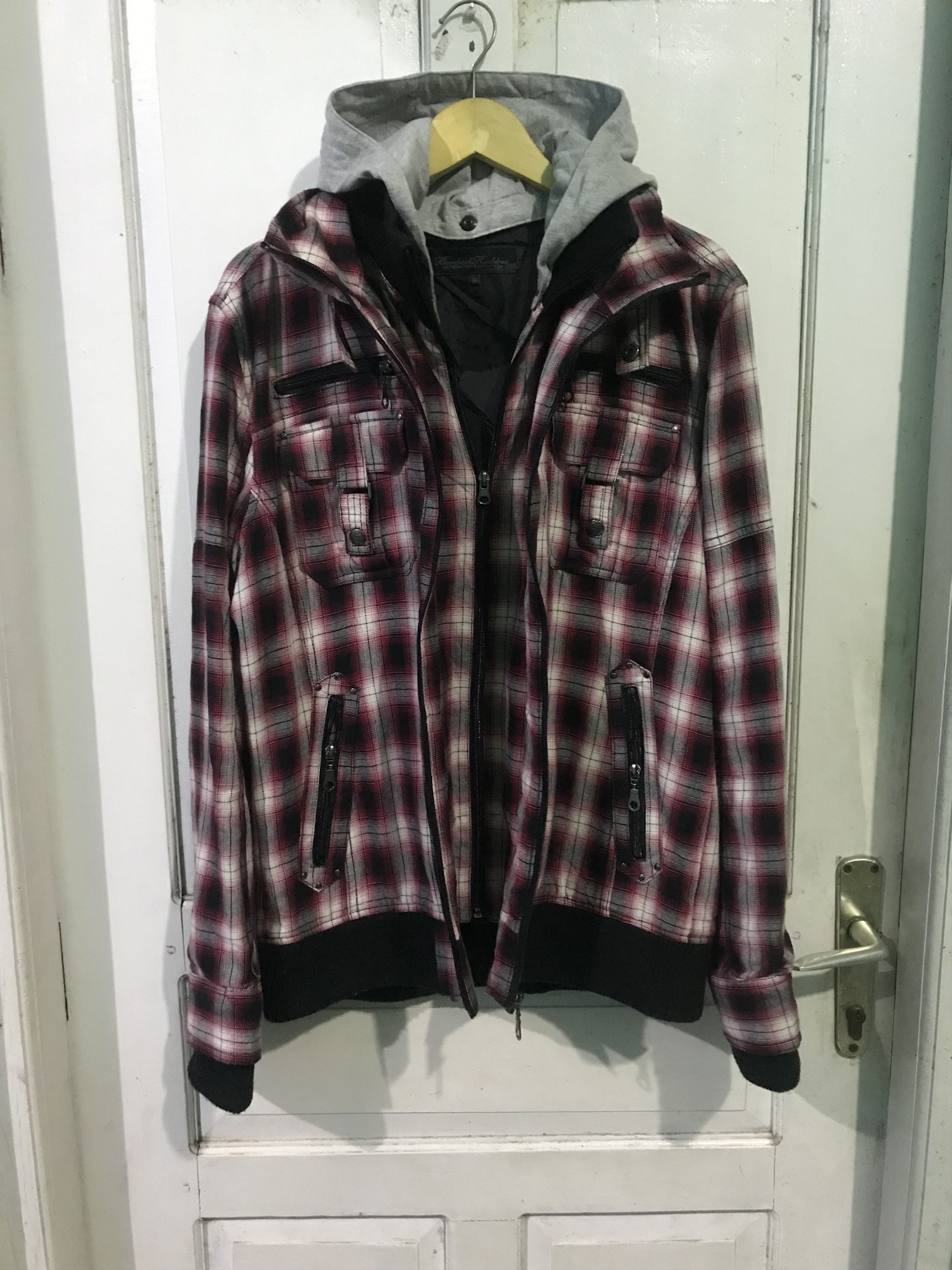 In The Attic Bareback realdress shadow plaid bono bondage jacket Size US L / EU 52-54 / 3 - 6 Thumbnail