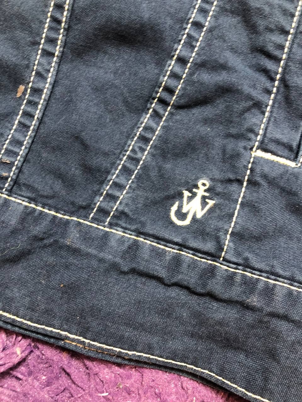 JW Anderson × Uniqlo UNIQLO JW Anderson Padded JEANS Jacket in Navy Blue Size XS / US 0-2 / IT 36-38 - 6 Thumbnail