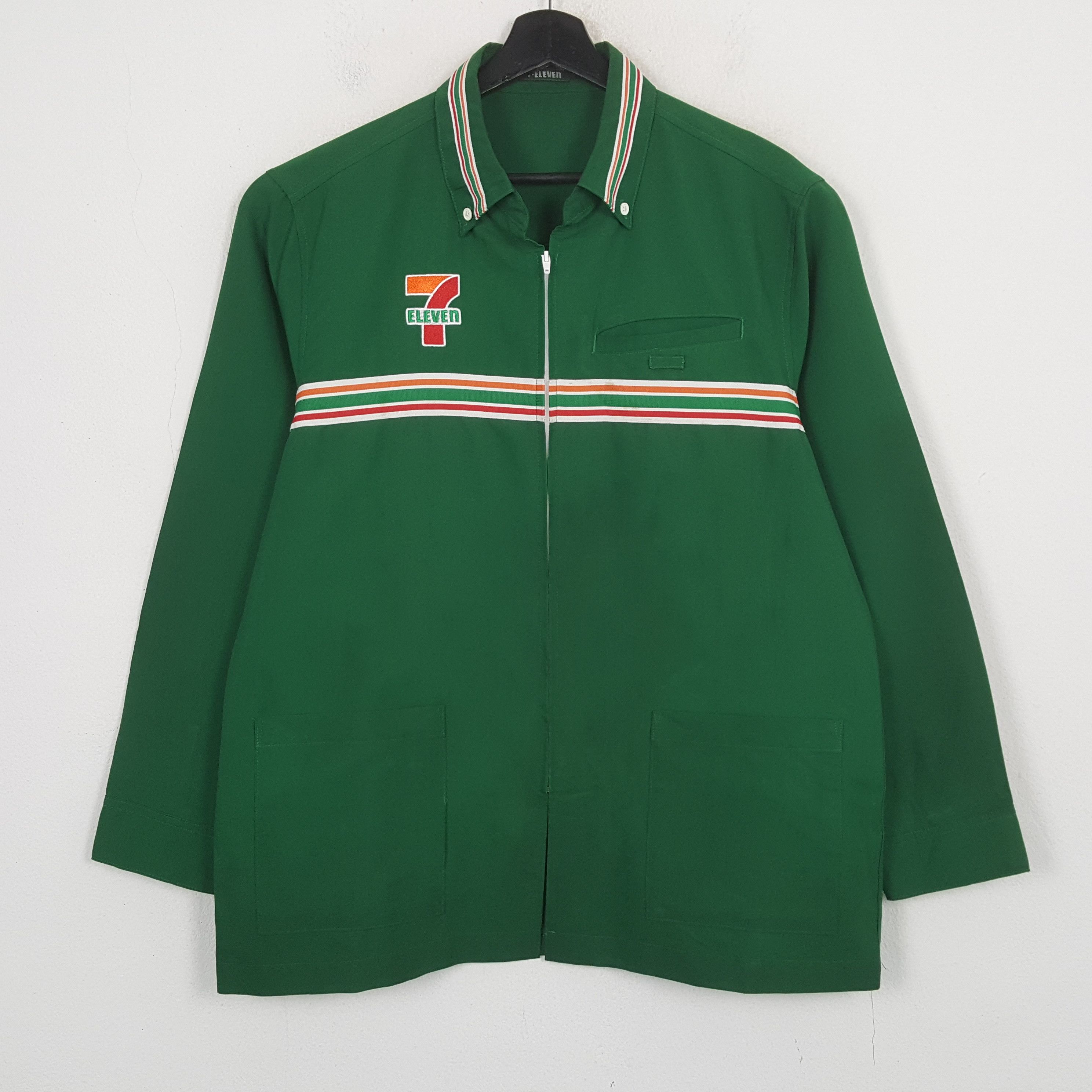 Vintage 7 Eleven Uniform Workwear Jacket C299N57 Size US M / EU 48-50 / 2 - 3 Thumbnail