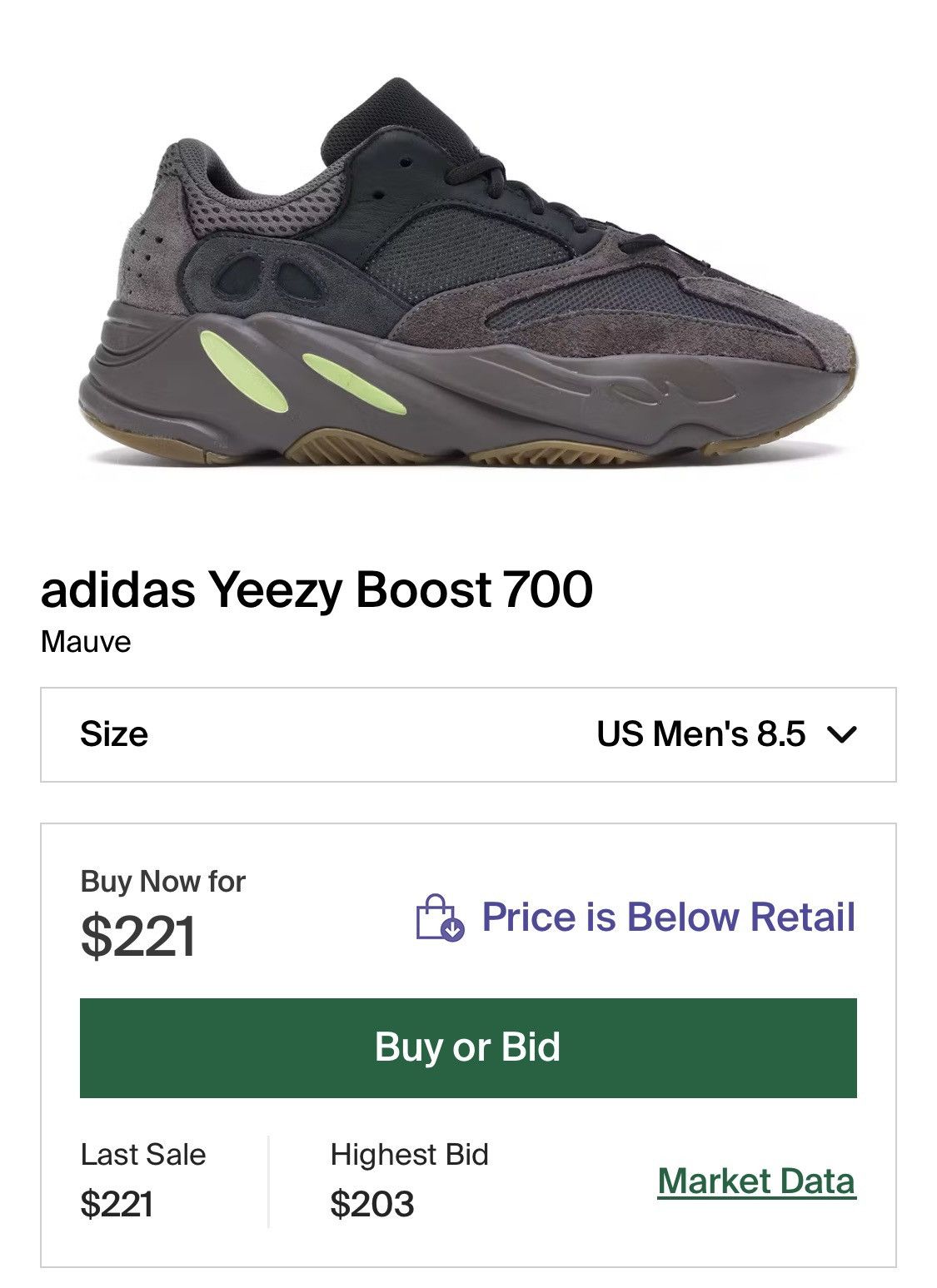 Yeezy Yeezy 700 mauve Size US 8.5 / EU 41-42 - 1 Thumbnail
