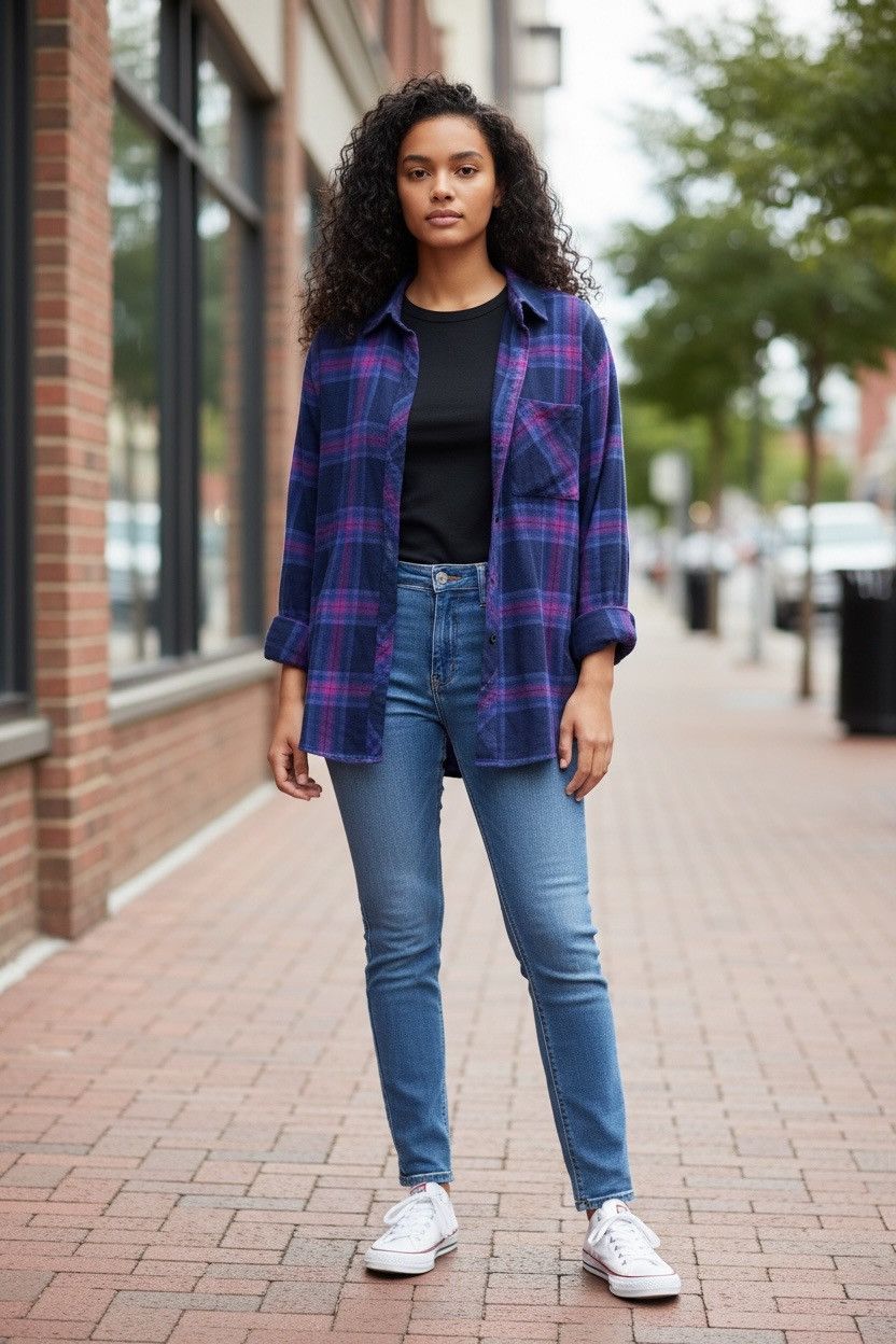 Rails NWT Rails Taitum Plaid Button up Sz M Navy/Ultraviolet Size M / US 6-8 / IT 42-44 - 1 Thumbnail