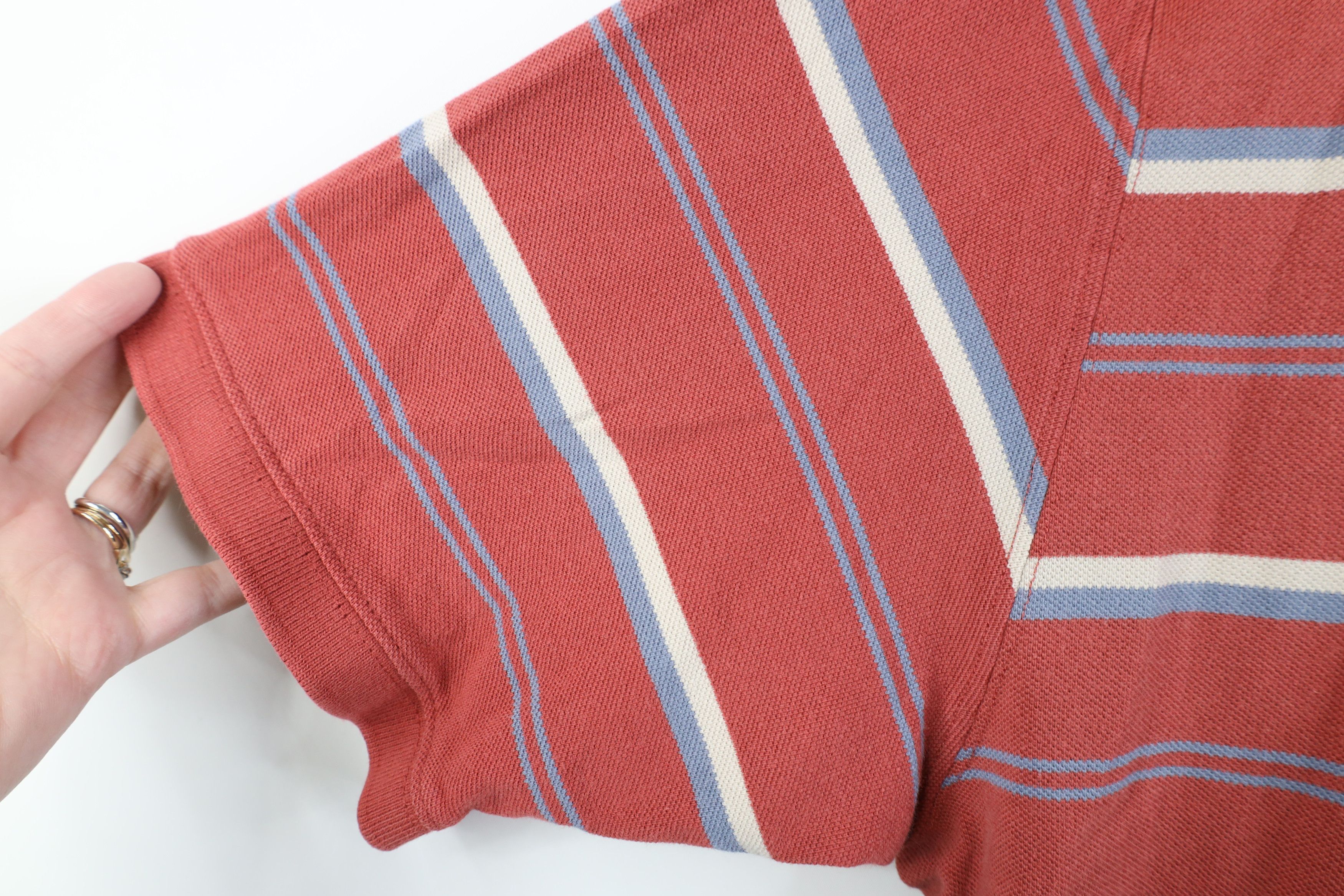Eddie Bauer Vintage Eddie Bauer Striped Short Sleeve Rugby Polo Shirt Size US XXL / EU 58 / 5 - 5 Thumbnail