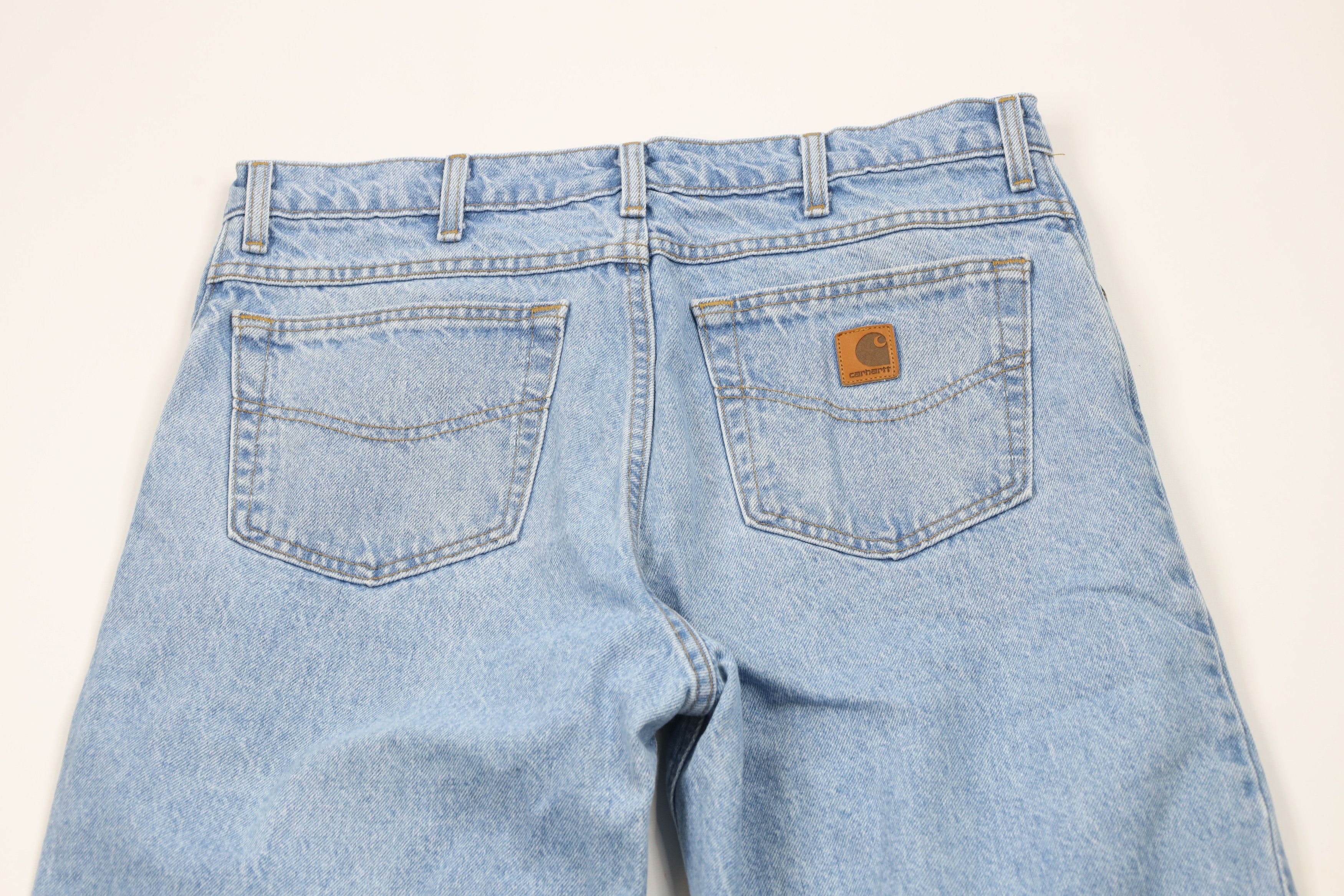 Carhartt × Vintage Vintage 90s Carhartt Spell Relaxed Fit Denim Jeans USA Blue Size US 34 / EU 50 - 11 Thumbnail