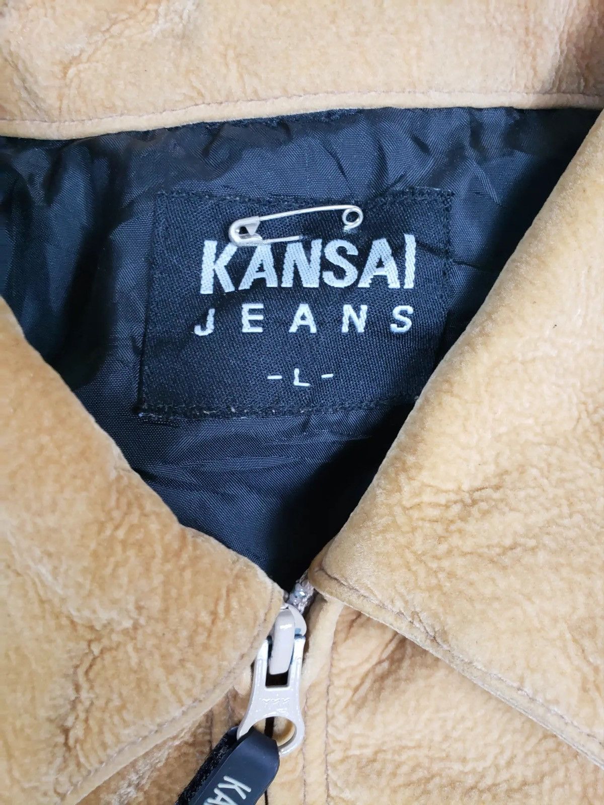 Kansai Yamamoto Vtg Kansai Yamamoto Men Jacket Zipper Size US L / EU 52-54 / 3 - 9 Thumbnail